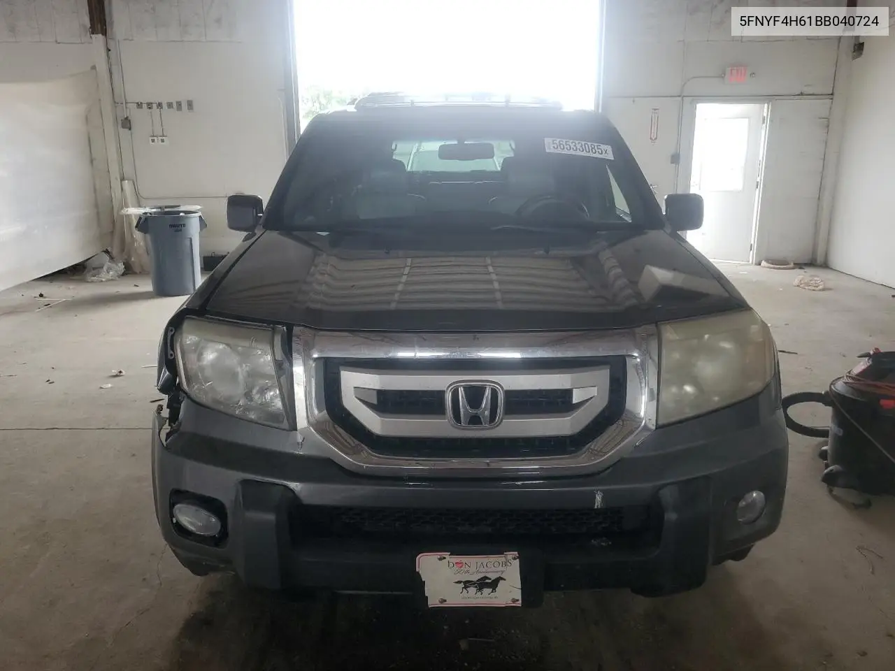 2011 Honda Pilot Exl VIN: 5FNYF4H61BB040724 Lot: 56533085
