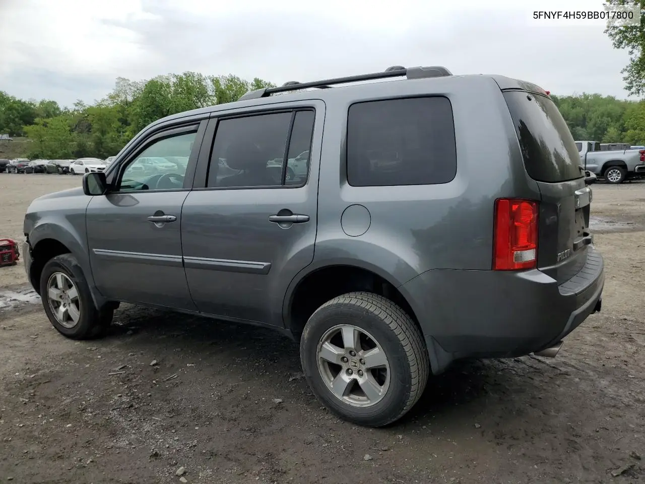 2011 Honda Pilot Exl VIN: 5FNYF4H59BB017800 Lot: 56846915