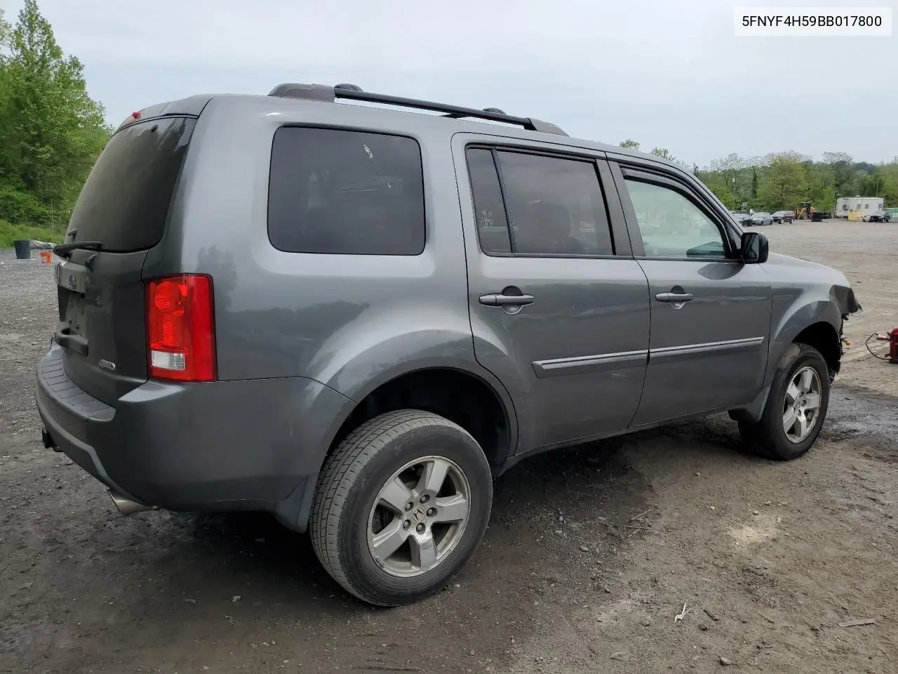 2011 Honda Pilot Exl VIN: 5FNYF4H59BB017800 Lot: 56846915