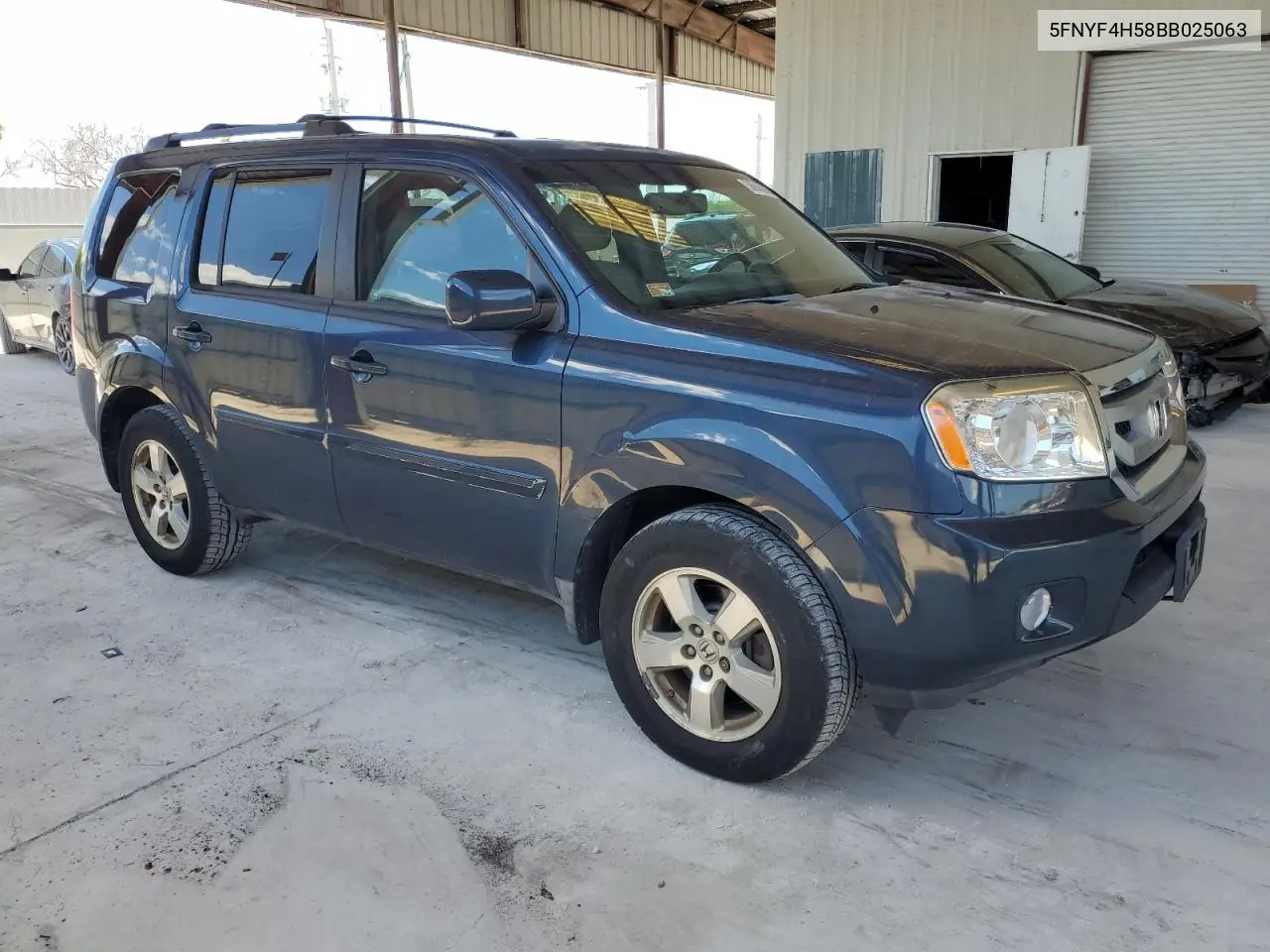 2011 Honda Pilot Exl VIN: 5FNYF4H58BB025063 Lot: 56945265