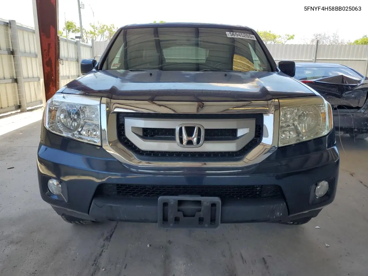 2011 Honda Pilot Exl VIN: 5FNYF4H58BB025063 Lot: 56945265