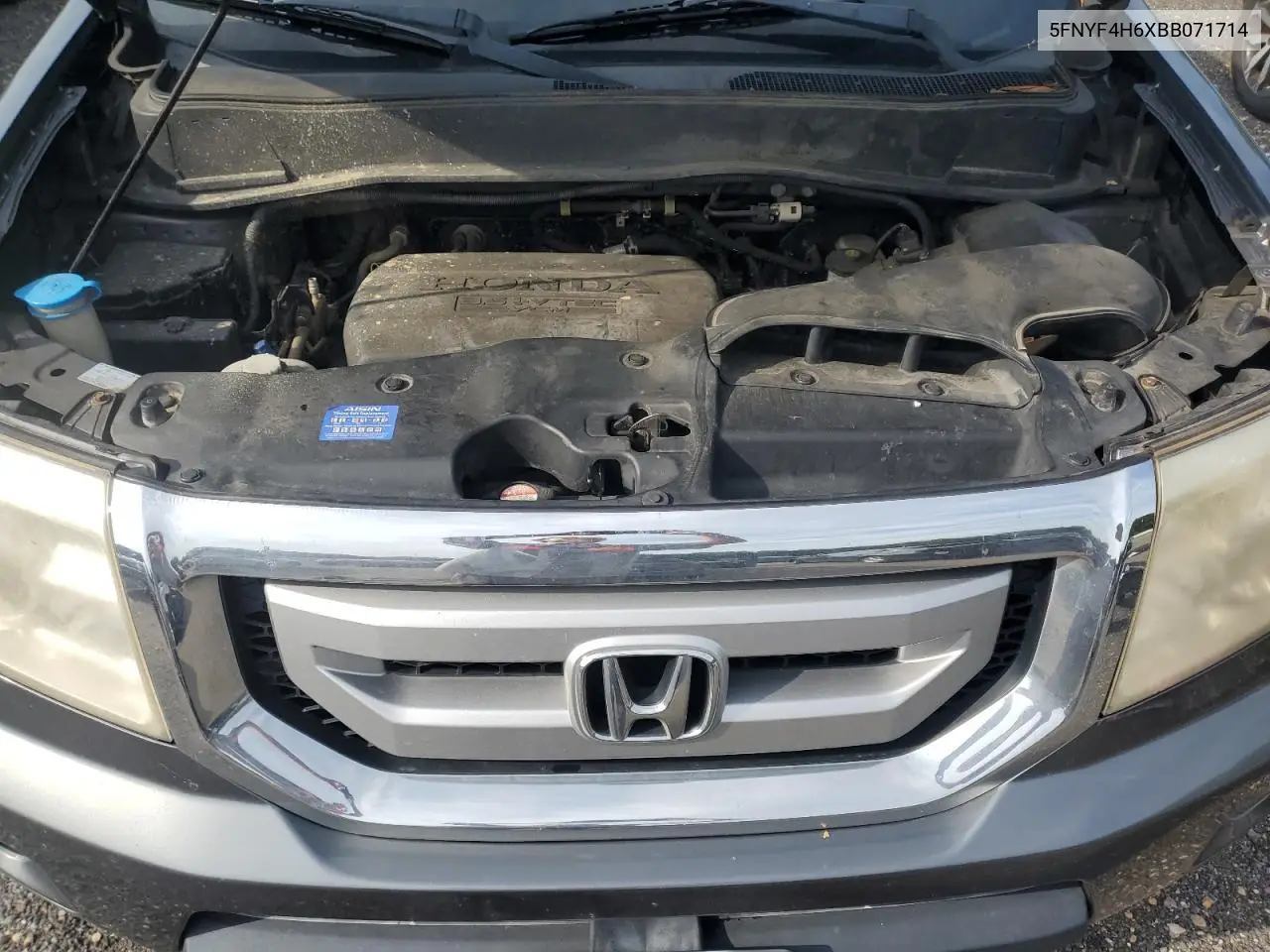 2011 Honda Pilot Exl VIN: 5FNYF4H6XBB071714 Lot: 59810875