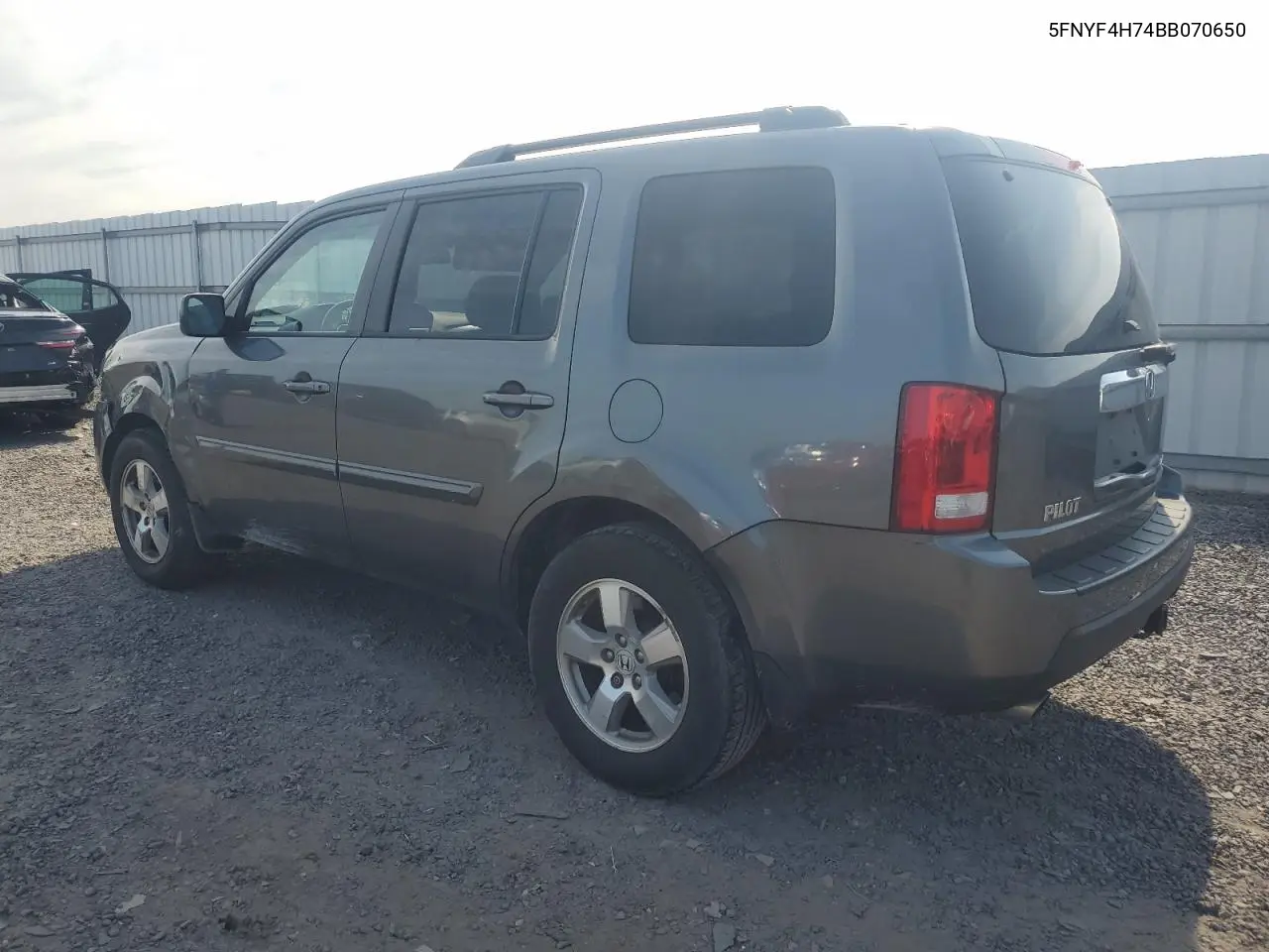 2011 Honda Pilot Exln VIN: 5FNYF4H74BB070650 Lot: 62139855