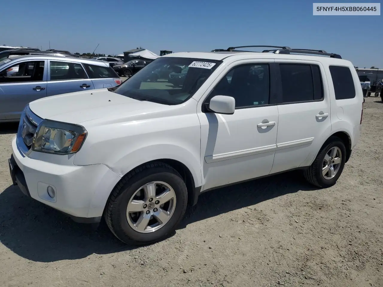2011 Honda Pilot Exl VIN: 5FNYF4H5XBB060445 Lot: 62772425