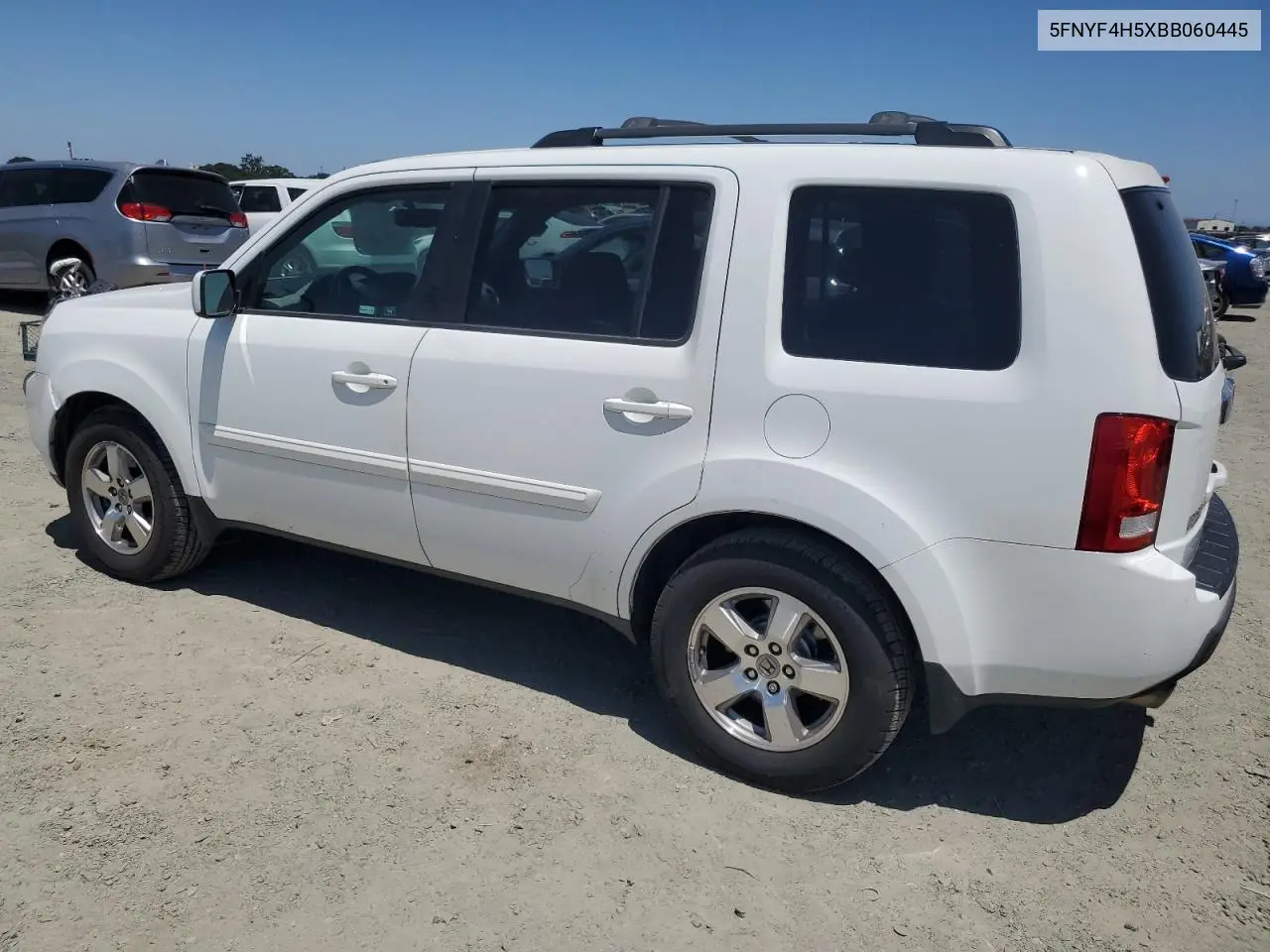 2011 Honda Pilot Exl VIN: 5FNYF4H5XBB060445 Lot: 62772425
