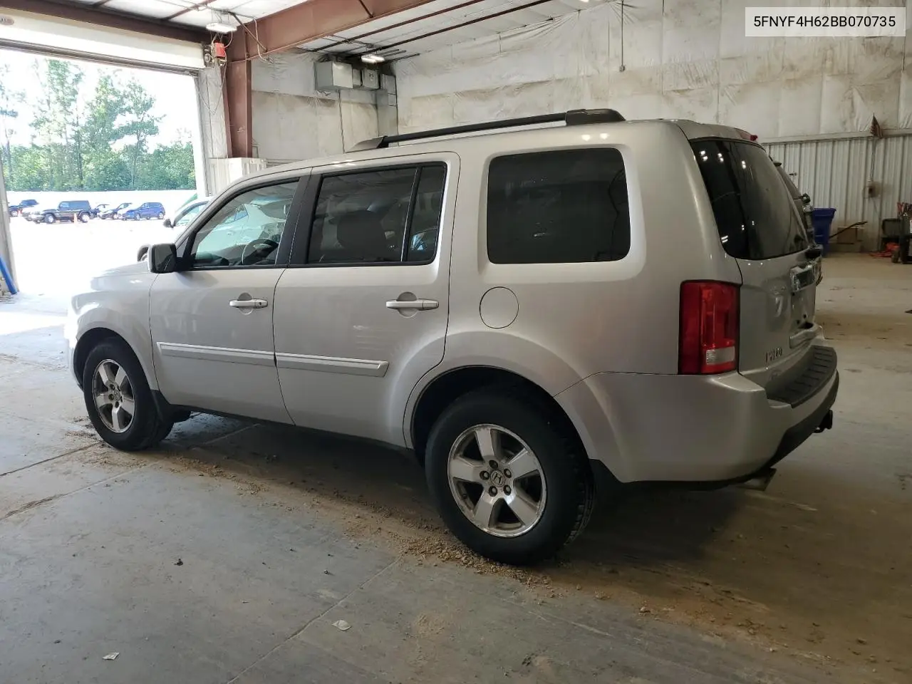 2011 Honda Pilot Exl VIN: 5FNYF4H62BB070735 Lot: 62873615