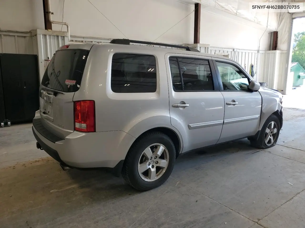 2011 Honda Pilot Exl VIN: 5FNYF4H62BB070735 Lot: 62873615