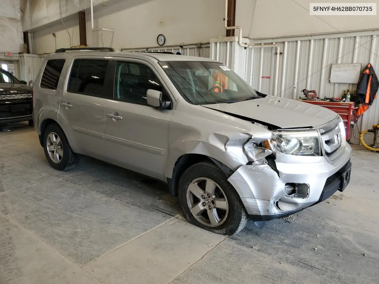 2011 Honda Pilot Exl VIN: 5FNYF4H62BB070735 Lot: 62873615