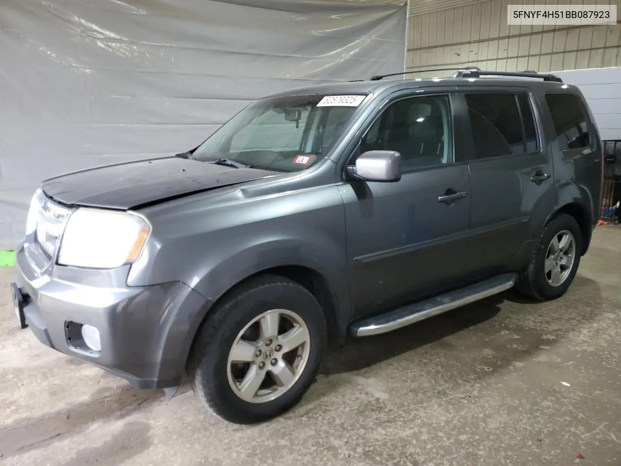 2011 Honda Pilot Exl VIN: 5FNYF4H51BB087923 Lot: 62879325