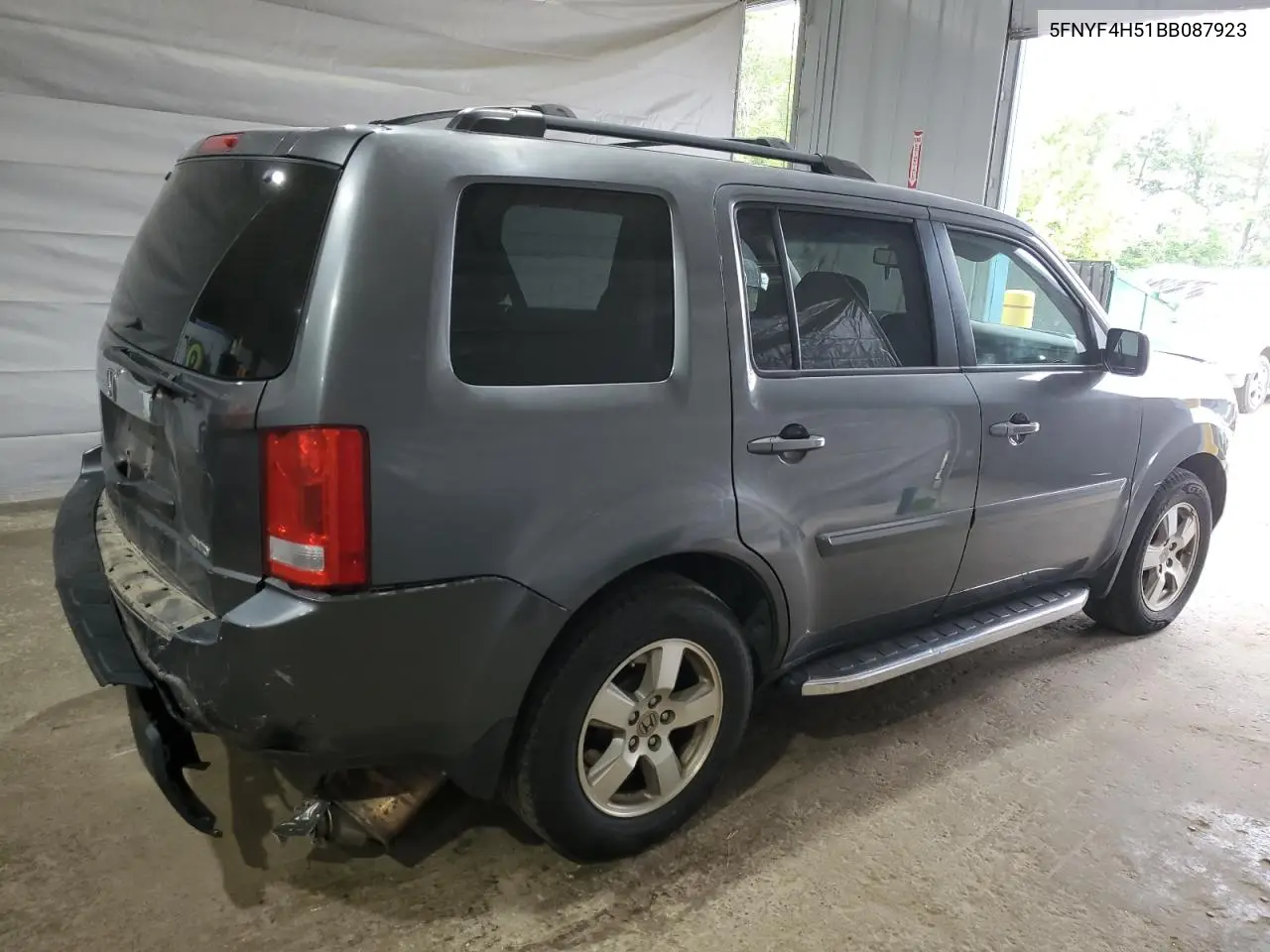 2011 Honda Pilot Exl VIN: 5FNYF4H51BB087923 Lot: 62879325