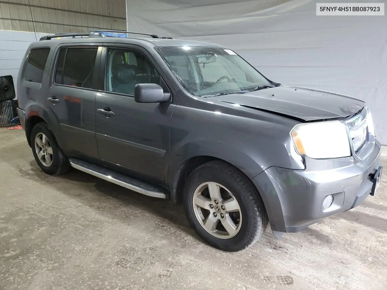 2011 Honda Pilot Exl VIN: 5FNYF4H51BB087923 Lot: 62879325