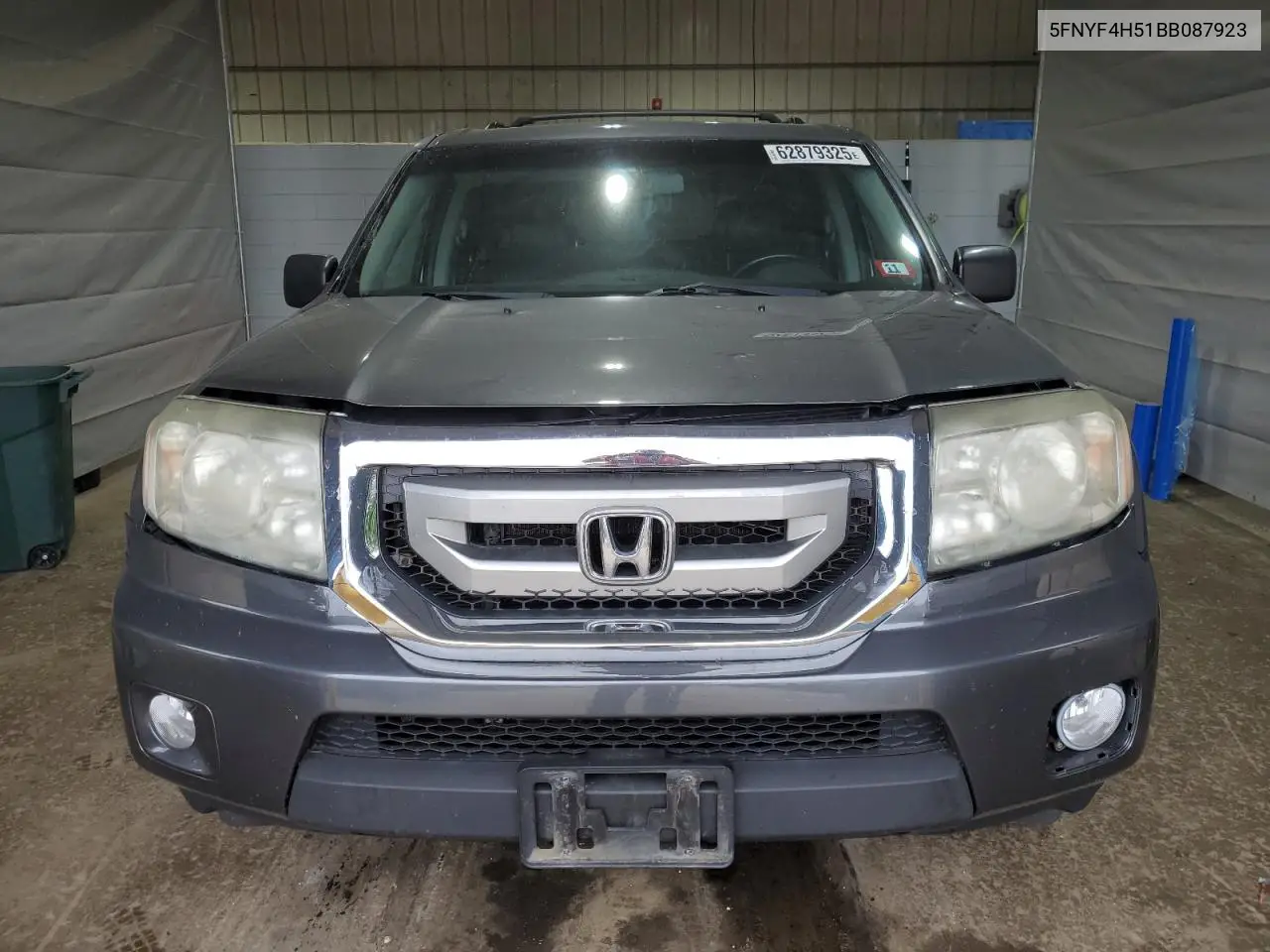 2011 Honda Pilot Exl VIN: 5FNYF4H51BB087923 Lot: 62879325