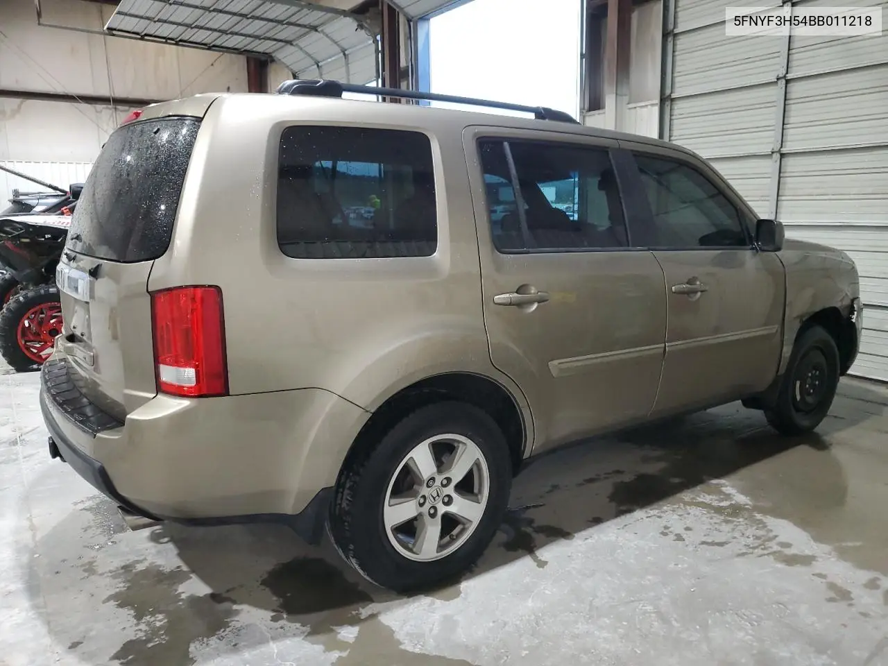 2011 Honda Pilot Exl VIN: 5FNYF3H54BB011218 Lot: 63012605