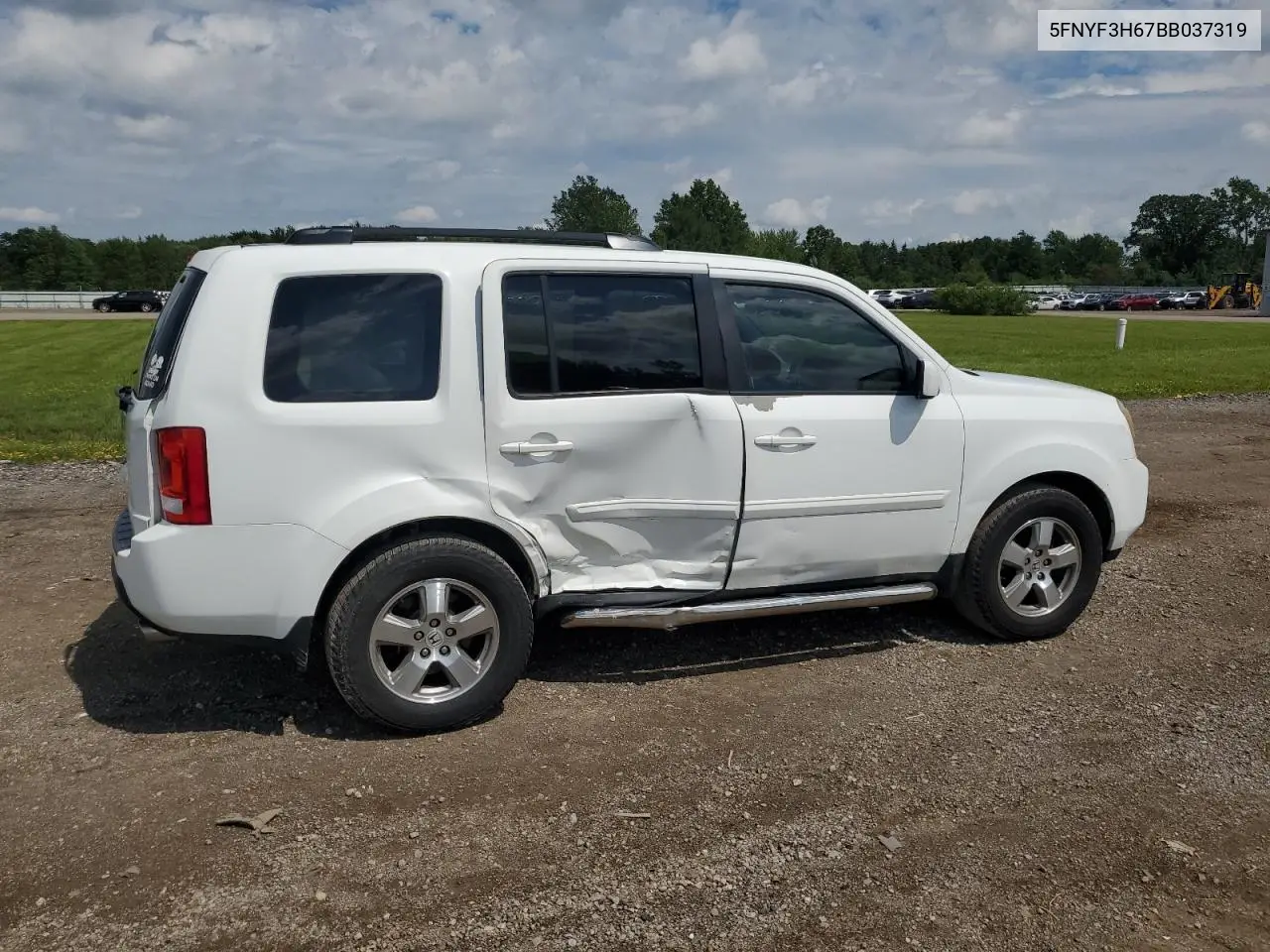 2011 Honda Pilot Exl VIN: 5FNYF3H67BB037319 Lot: 63064405