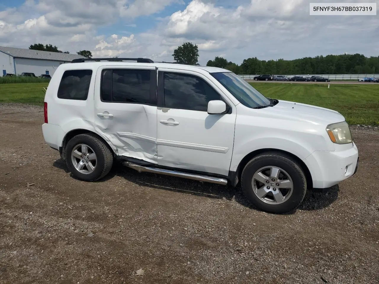 2011 Honda Pilot Exl VIN: 5FNYF3H67BB037319 Lot: 63064405