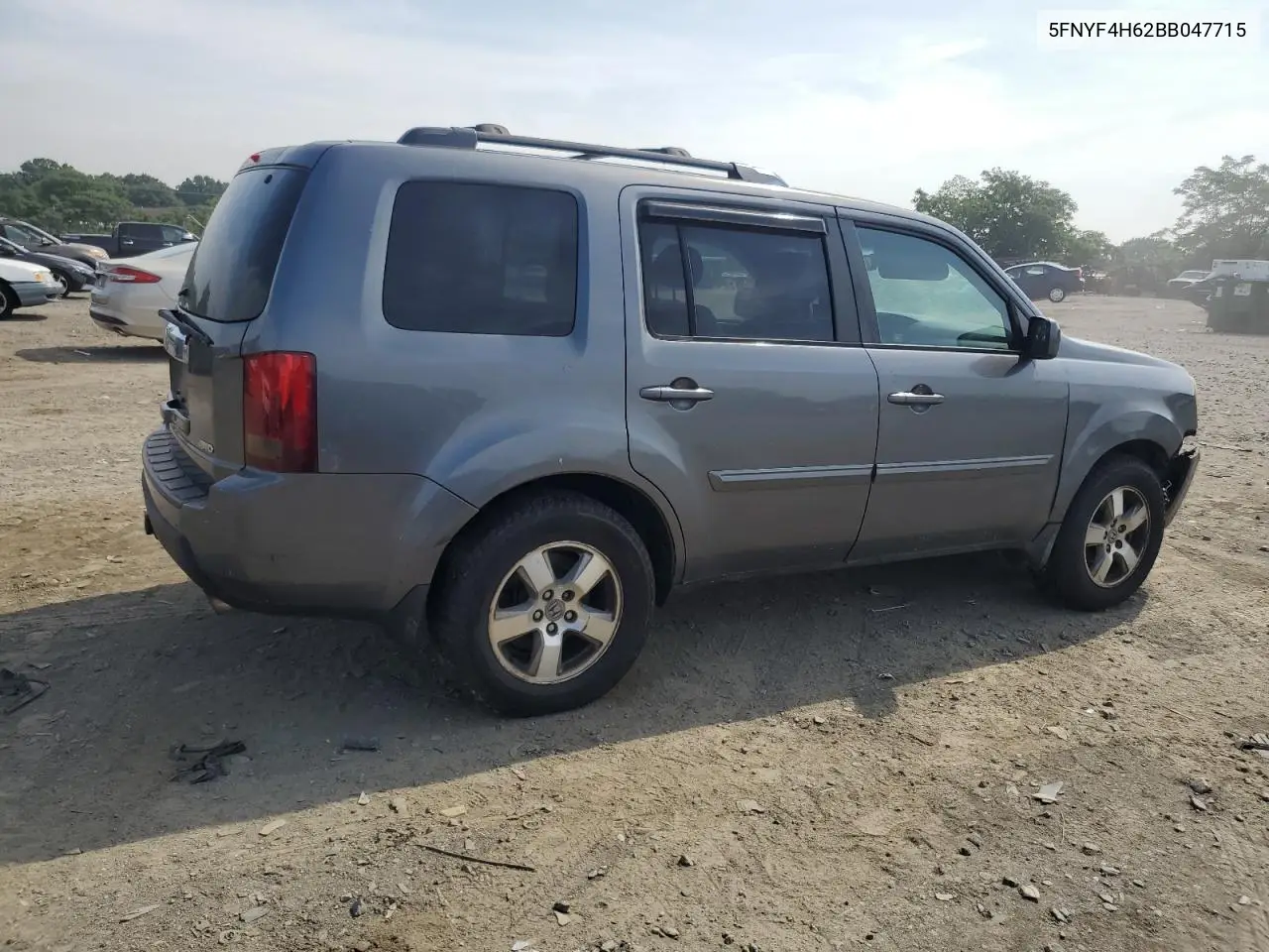 2011 Honda Pilot Exl VIN: 5FNYF4H62BB047715 Lot: 63116085