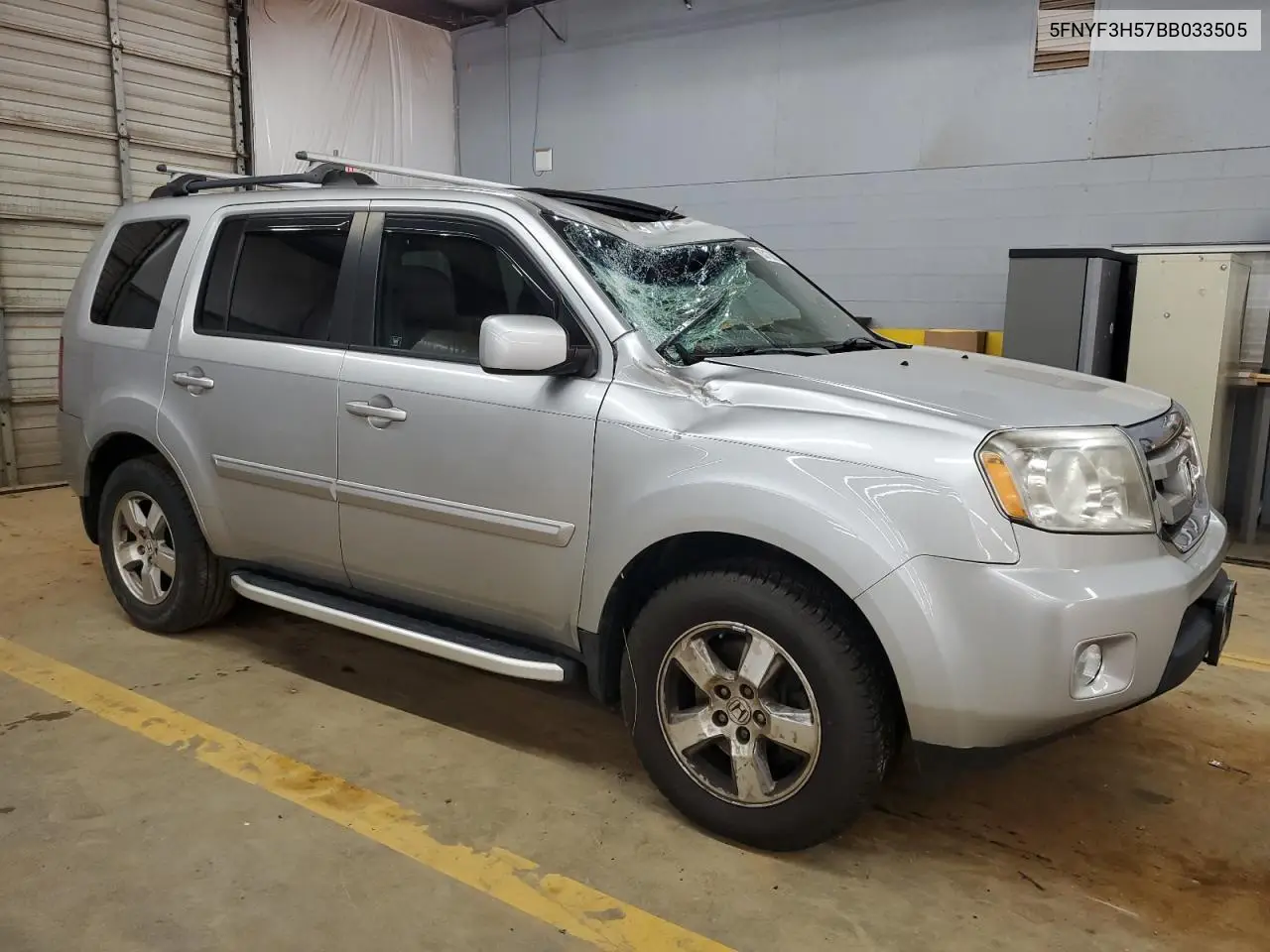 2011 Honda Pilot Exl VIN: 5FNYF3H57BB033505 Lot: 63136275