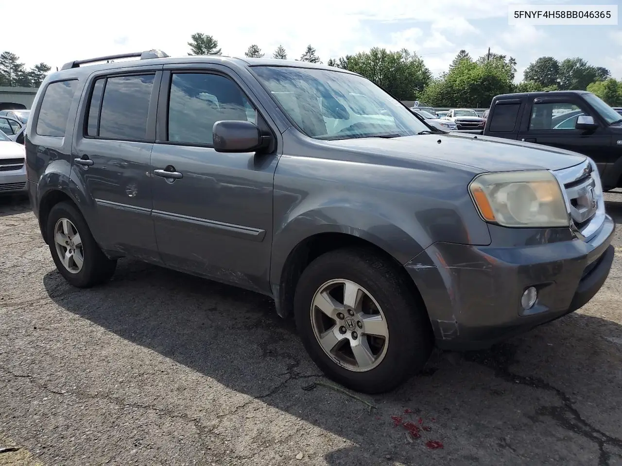 2011 Honda Pilot Exl VIN: 5FNYF4H58BB046365 Lot: 63145755