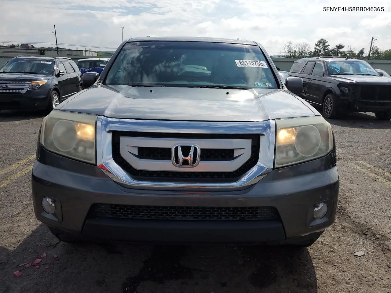 2011 Honda Pilot Exl VIN: 5FNYF4H58BB046365 Lot: 63145755