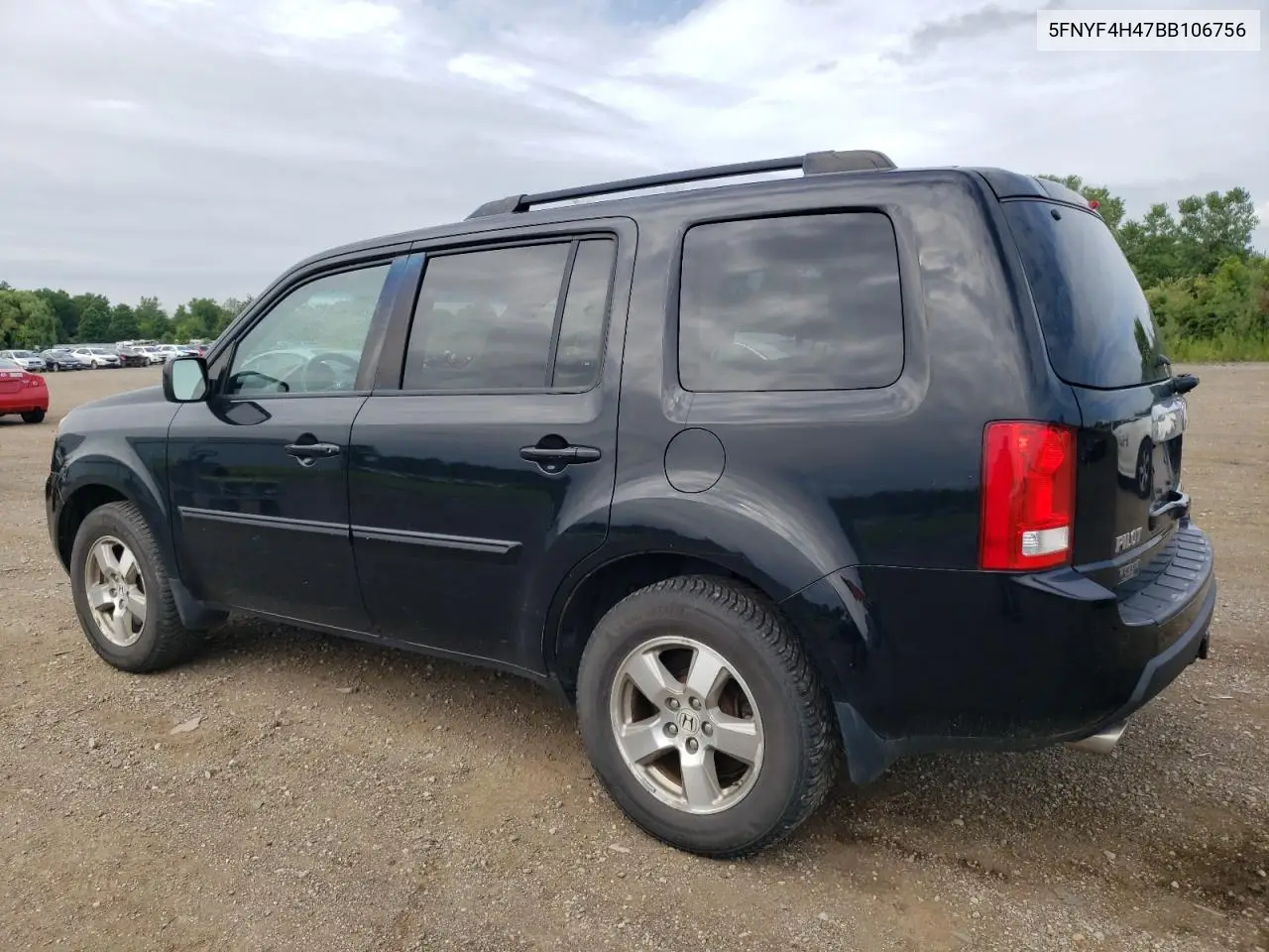 2011 Honda Pilot Ex VIN: 5FNYF4H47BB106756 Lot: 64729265
