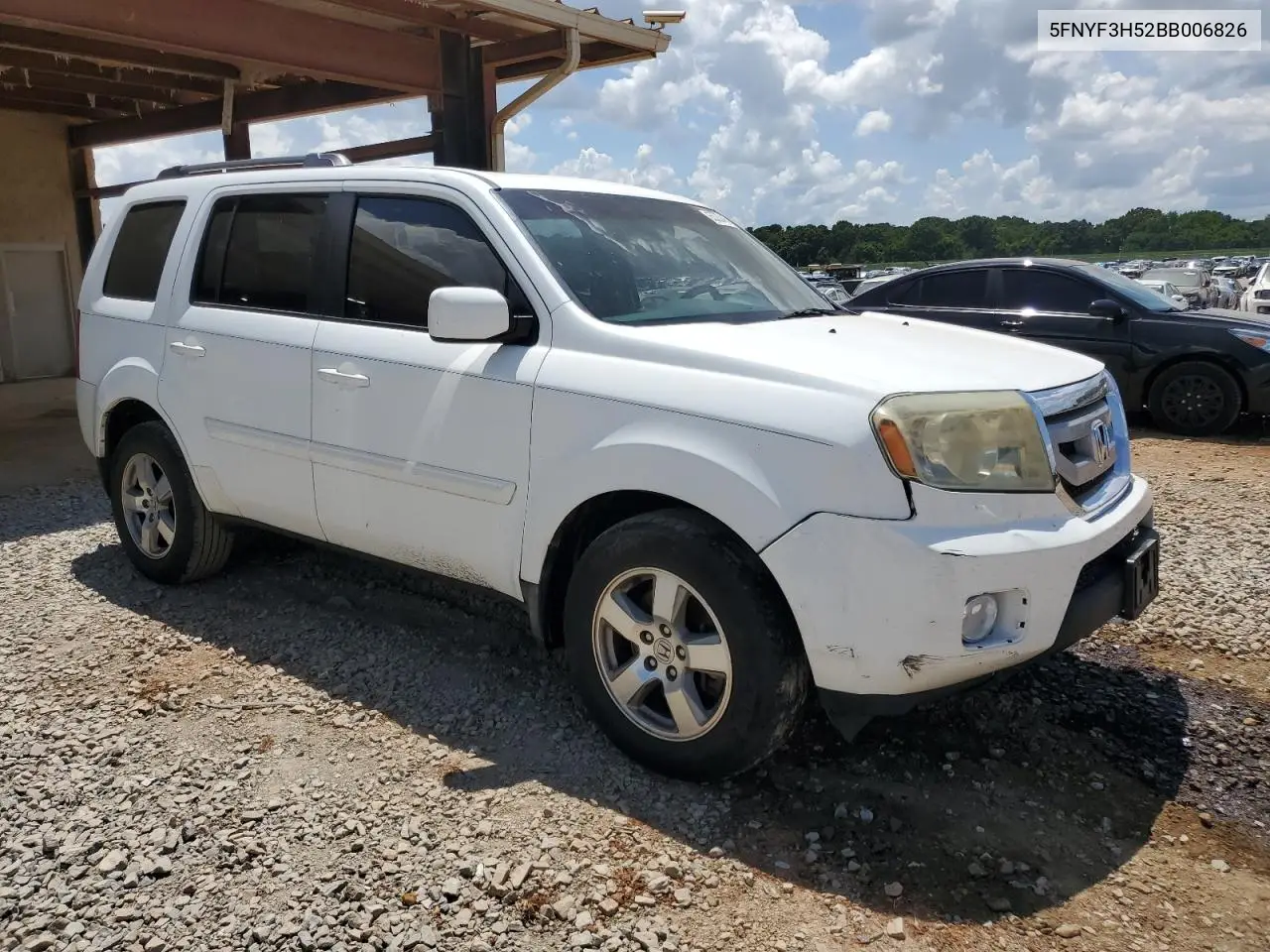 2011 Honda Pilot Exl VIN: 5FNYF3H52BB006826 Lot: 65533465