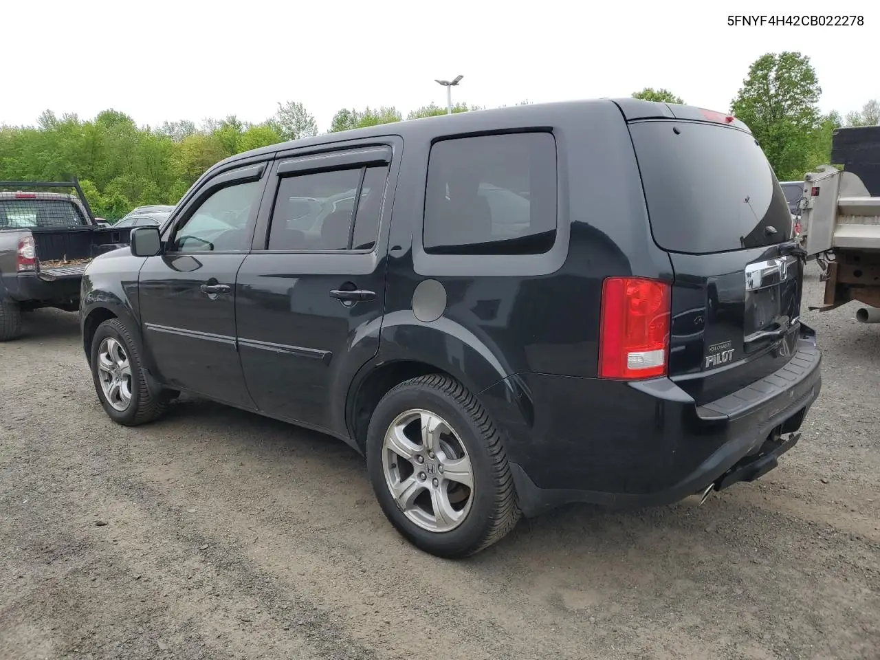 2012 Honda Pilot Ex VIN: 5FNYF4H42CB022278 Lot: 56847675