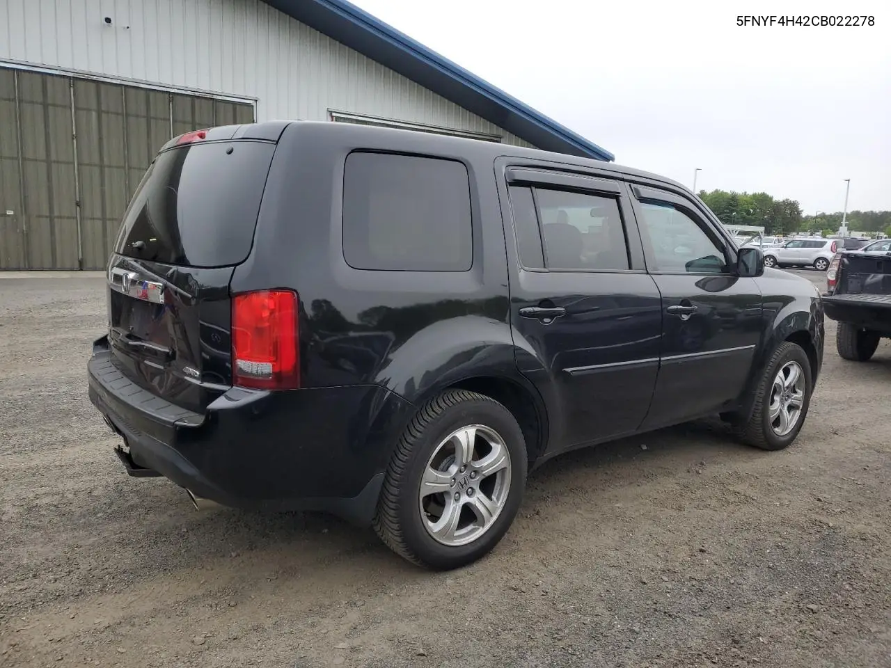 2012 Honda Pilot Ex VIN: 5FNYF4H42CB022278 Lot: 56847675