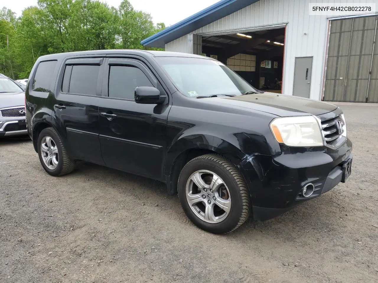 2012 Honda Pilot Ex VIN: 5FNYF4H42CB022278 Lot: 56847675