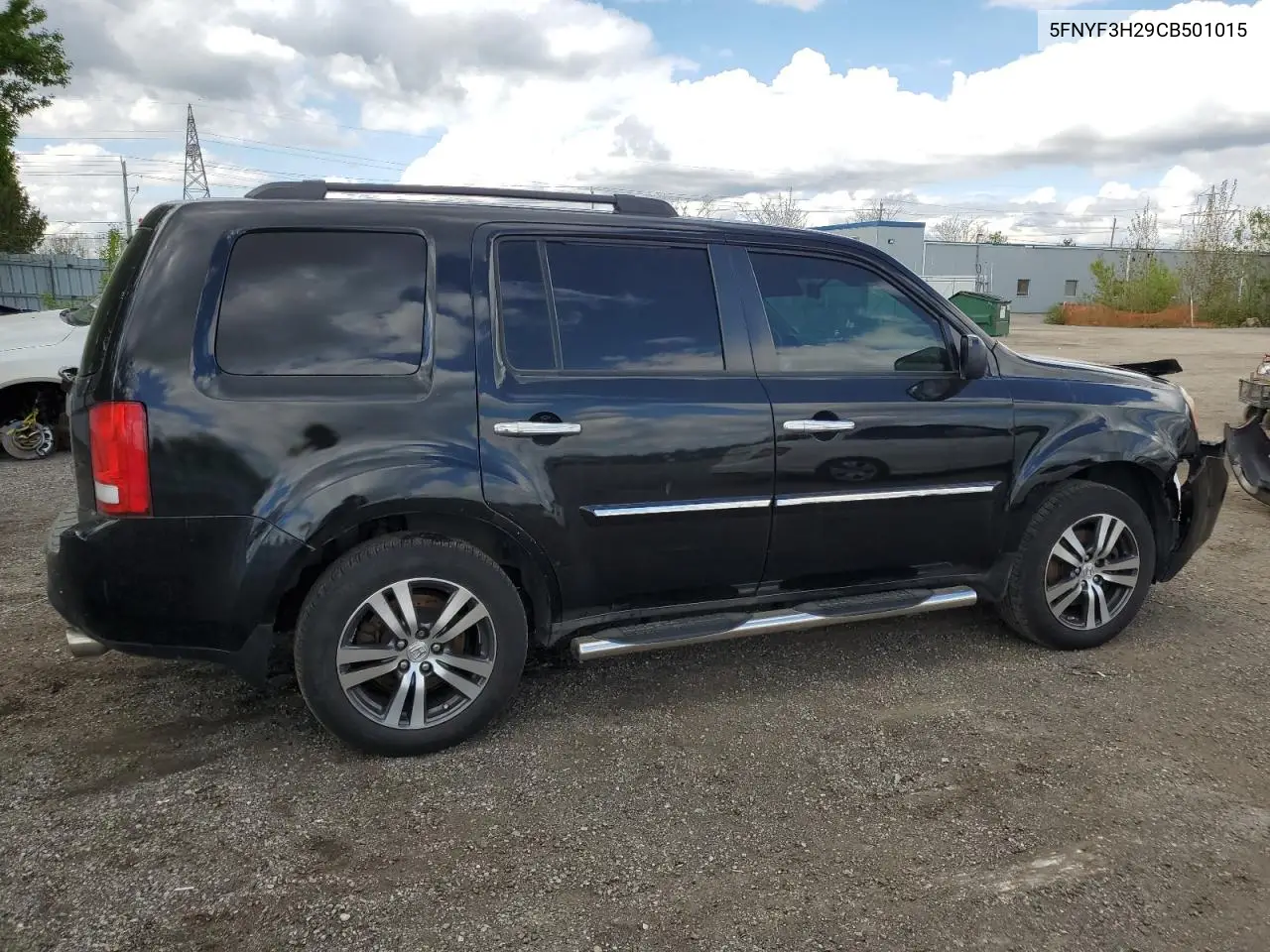 2012 Honda Pilot Lx VIN: 5FNYF3H29CB501015 Lot: 57069715