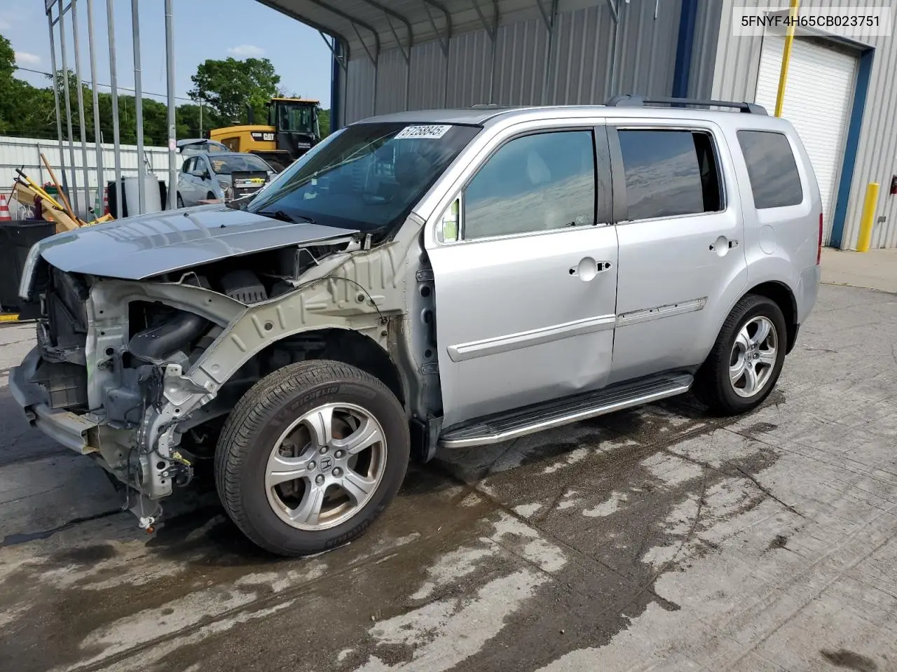 2012 Honda Pilot Exl VIN: 5FNYF4H65CB023751 Lot: 57258845