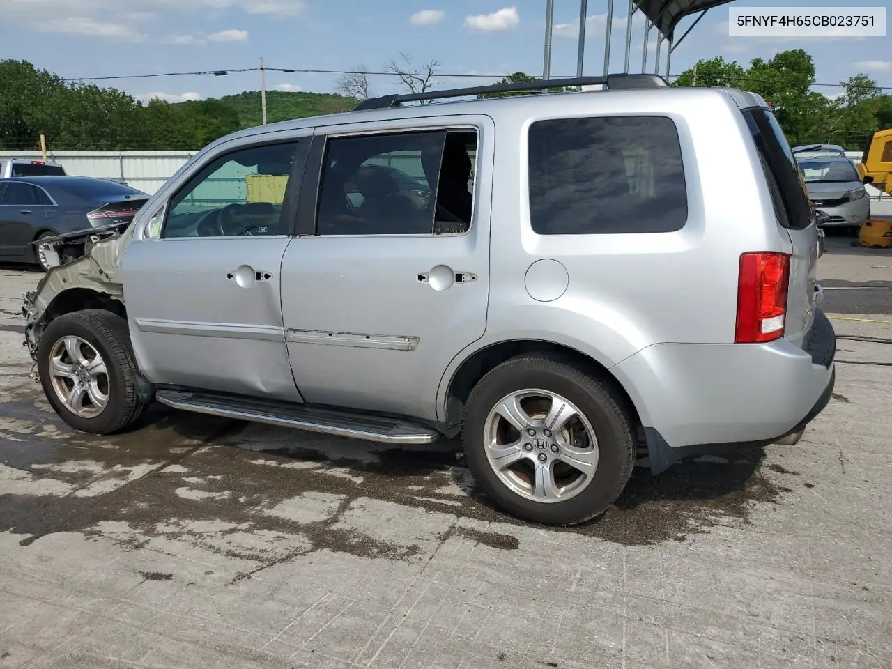 2012 Honda Pilot Exl VIN: 5FNYF4H65CB023751 Lot: 57258845