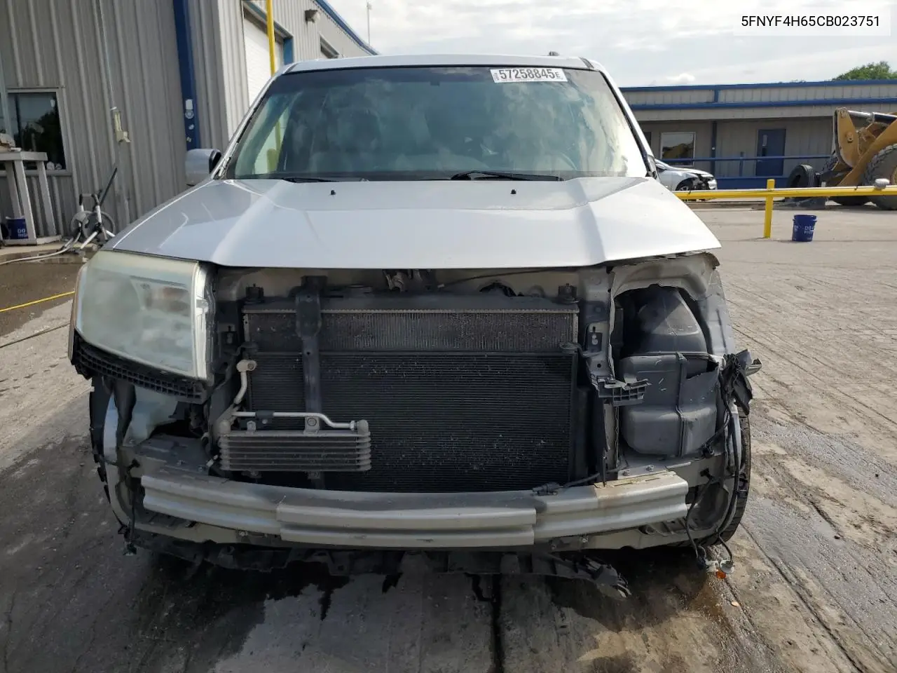 2012 Honda Pilot Exl VIN: 5FNYF4H65CB023751 Lot: 57258845