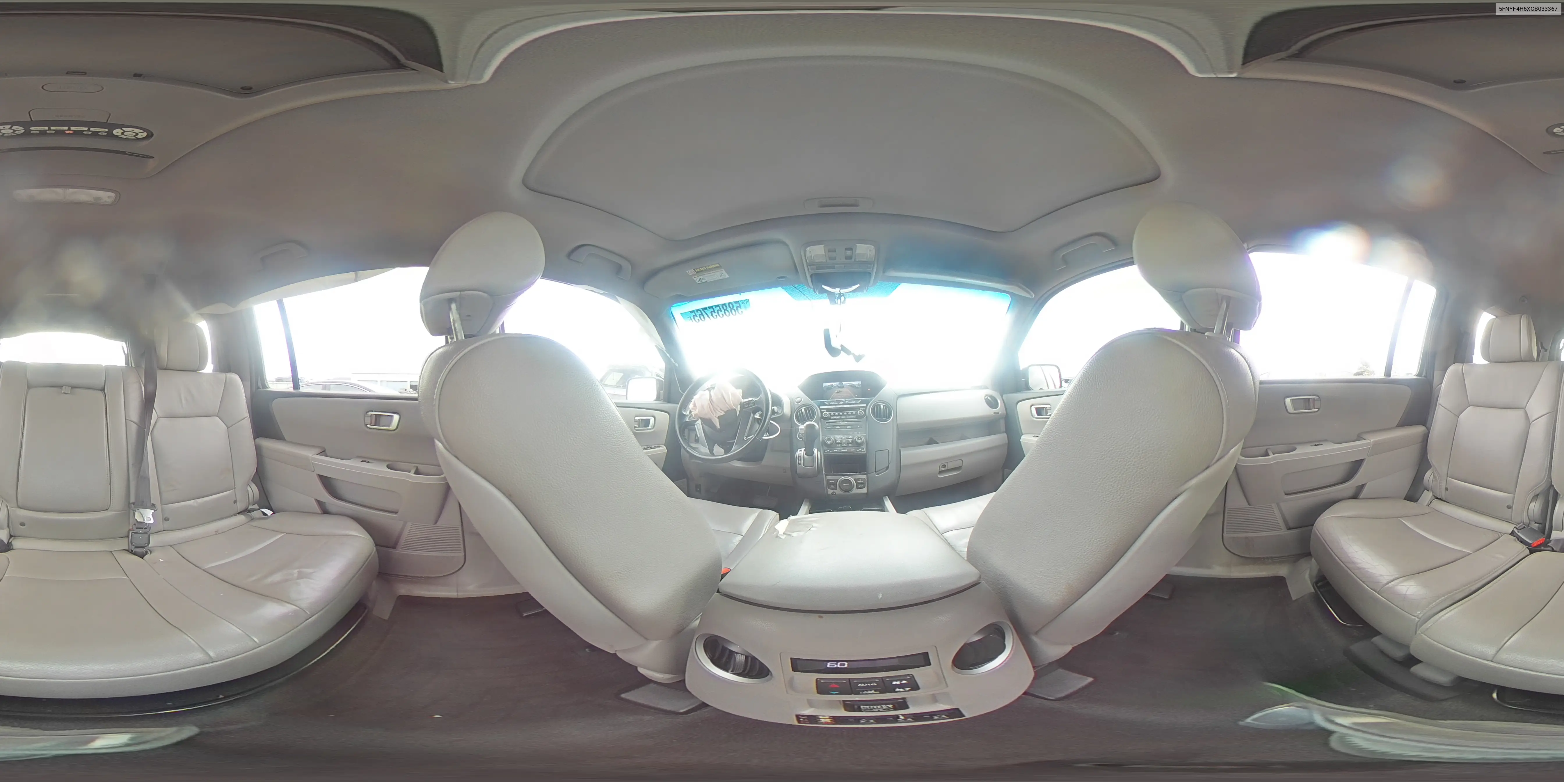 2012 Honda Pilot Exl VIN: 5FNYF4H6XCB033367 Lot: 58855765
