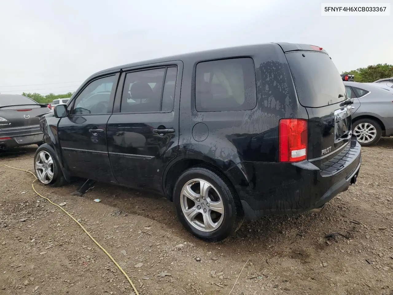 2012 Honda Pilot Exl VIN: 5FNYF4H6XCB033367 Lot: 58855765