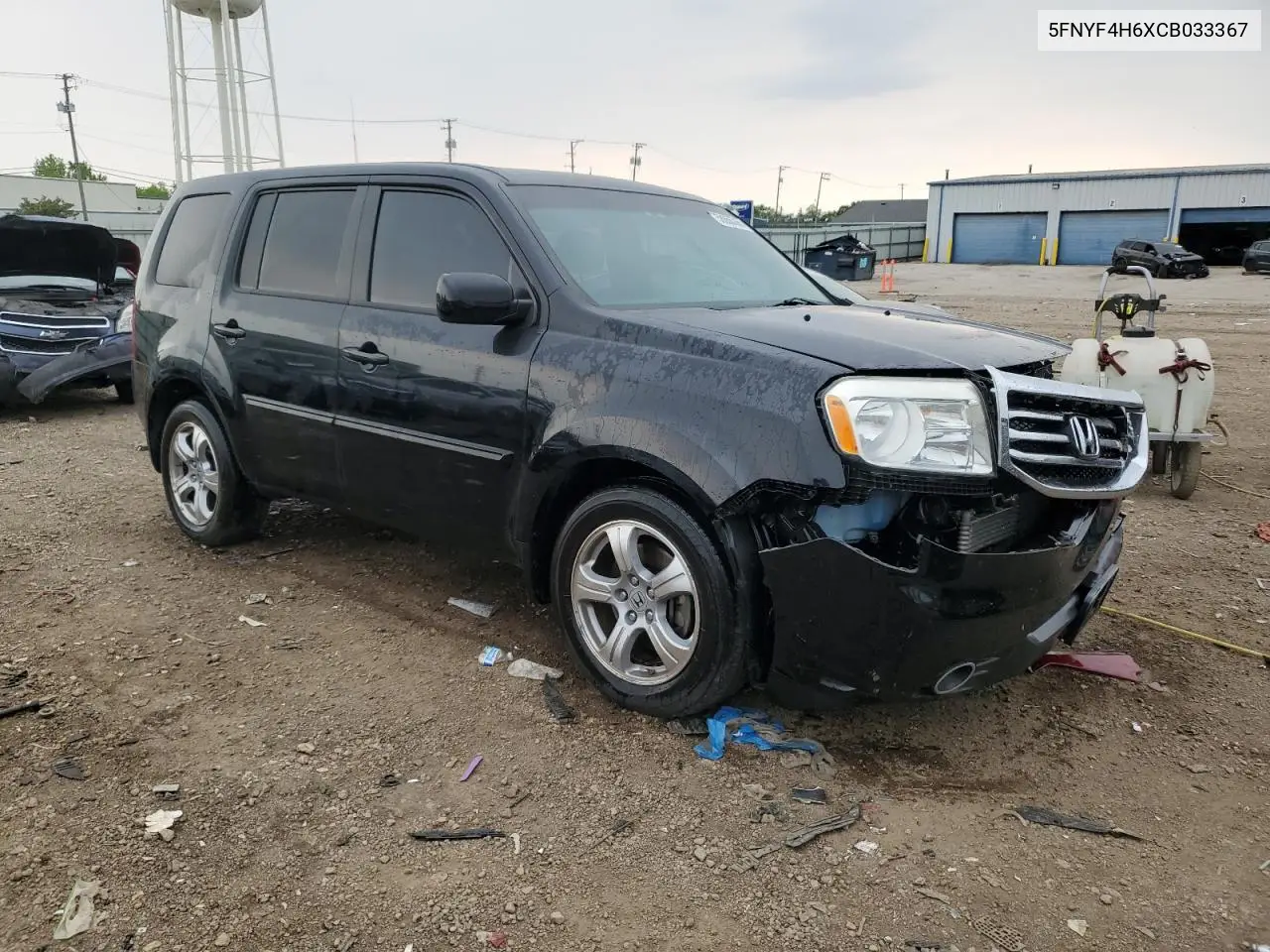 2012 Honda Pilot Exl VIN: 5FNYF4H6XCB033367 Lot: 58855765