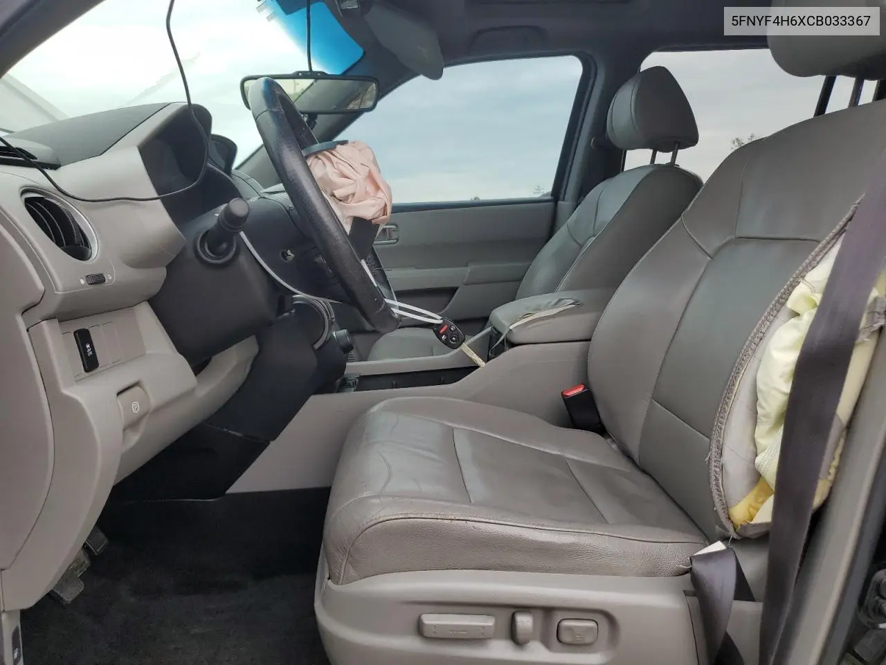 2012 Honda Pilot Exl VIN: 5FNYF4H6XCB033367 Lot: 58855765