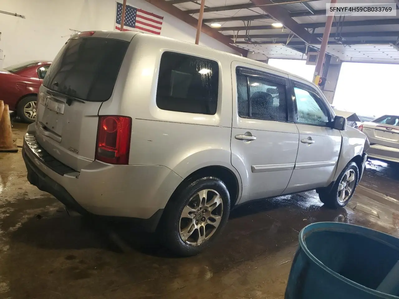 2012 Honda Pilot Exl VIN: 5FNYF4H59CB033769 Lot: 61155085