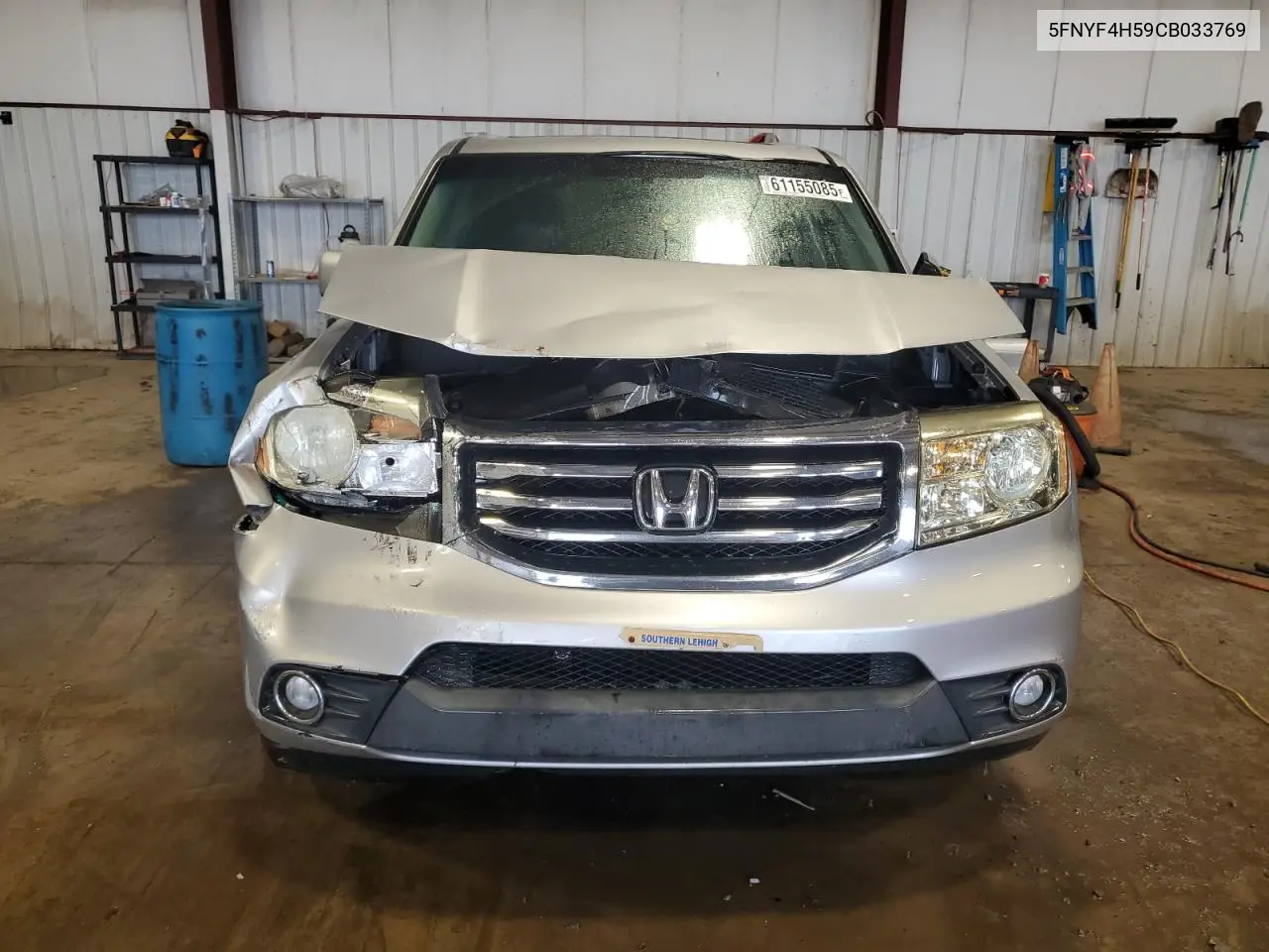 2012 Honda Pilot Exl VIN: 5FNYF4H59CB033769 Lot: 61155085