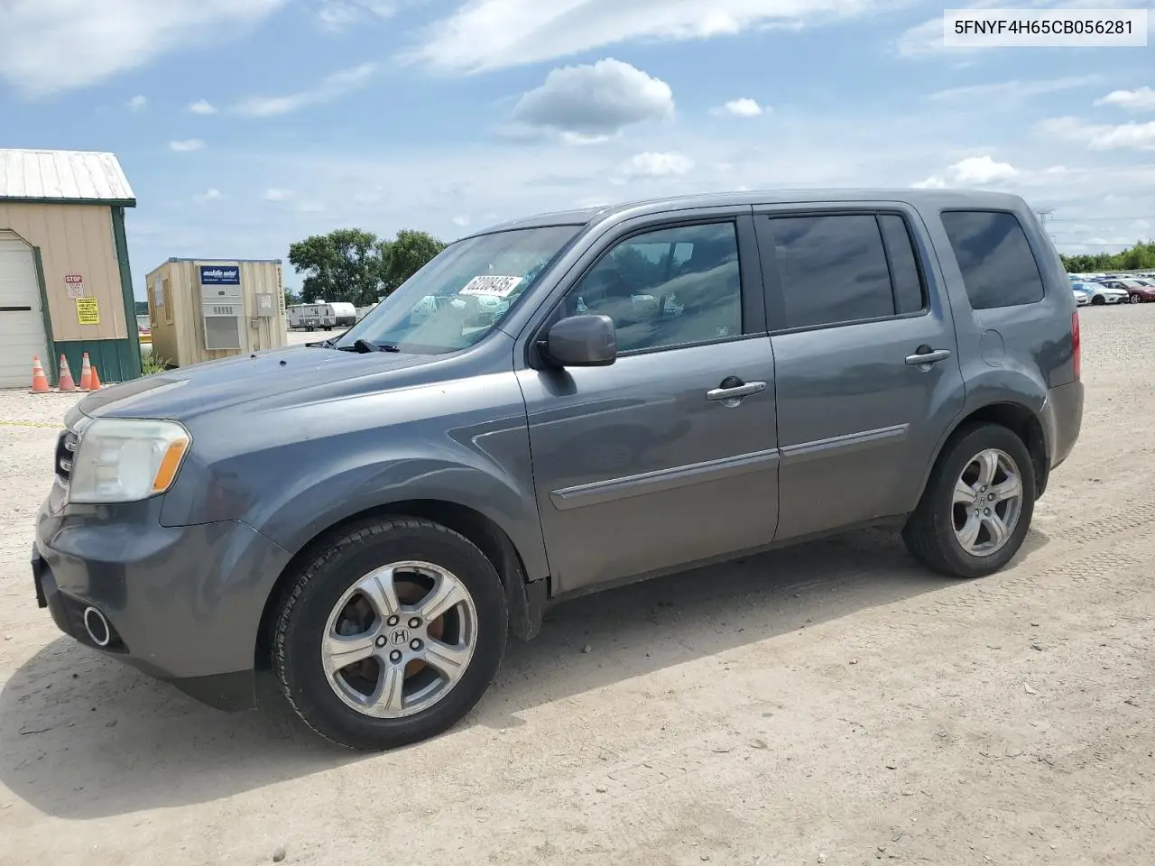 2012 Honda Pilot Exl VIN: 5FNYF4H65CB056281 Lot: 62208435