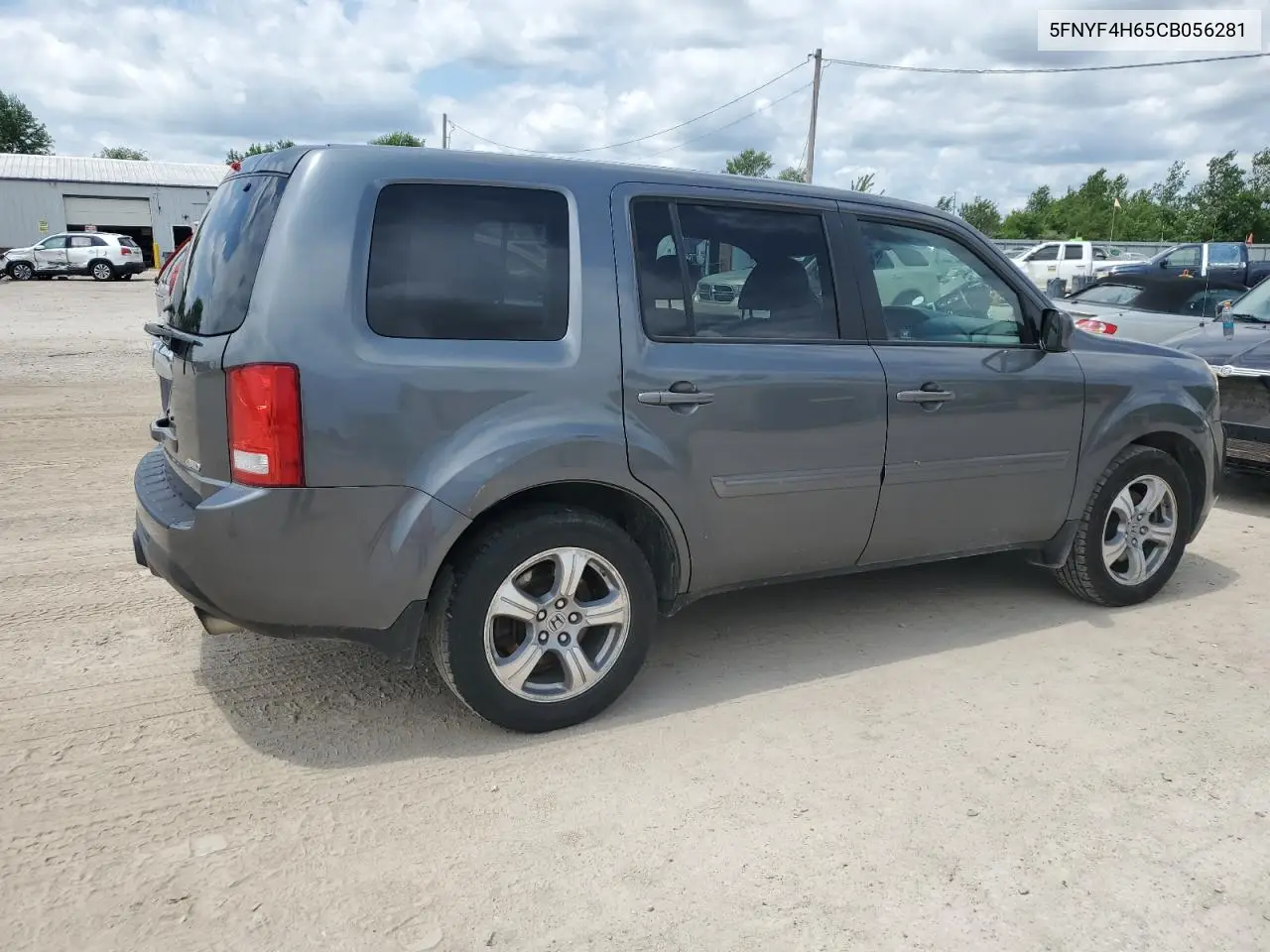 2012 Honda Pilot Exl VIN: 5FNYF4H65CB056281 Lot: 62208435