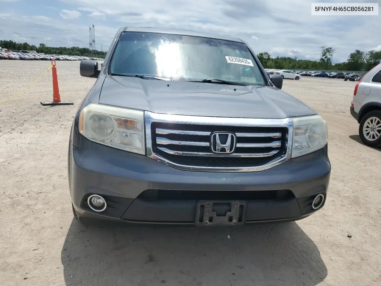 2012 Honda Pilot Exl VIN: 5FNYF4H65CB056281 Lot: 62208435