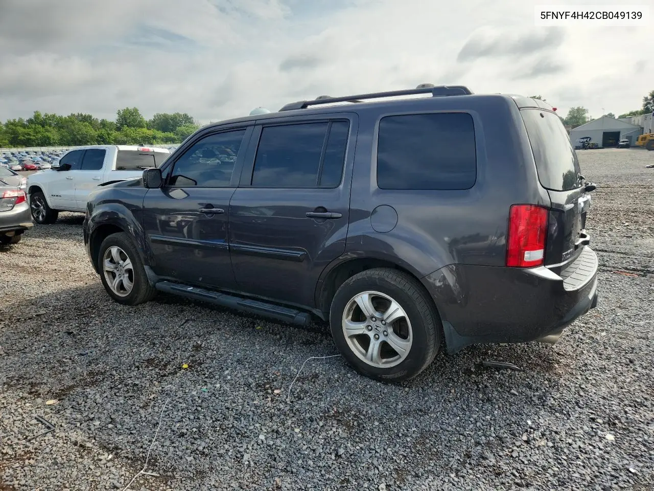 2012 Honda Pilot Ex VIN: 5FNYF4H42CB049139 Lot: 62326105