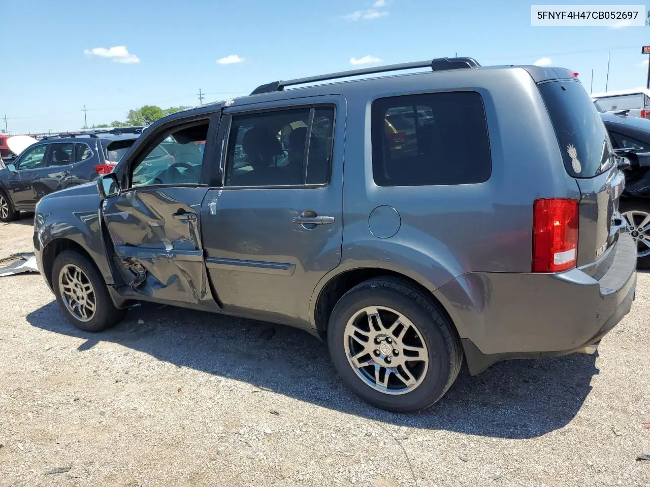 2012 Honda Pilot Ex VIN: 5FNYF4H47CB052697 Lot: 62463825