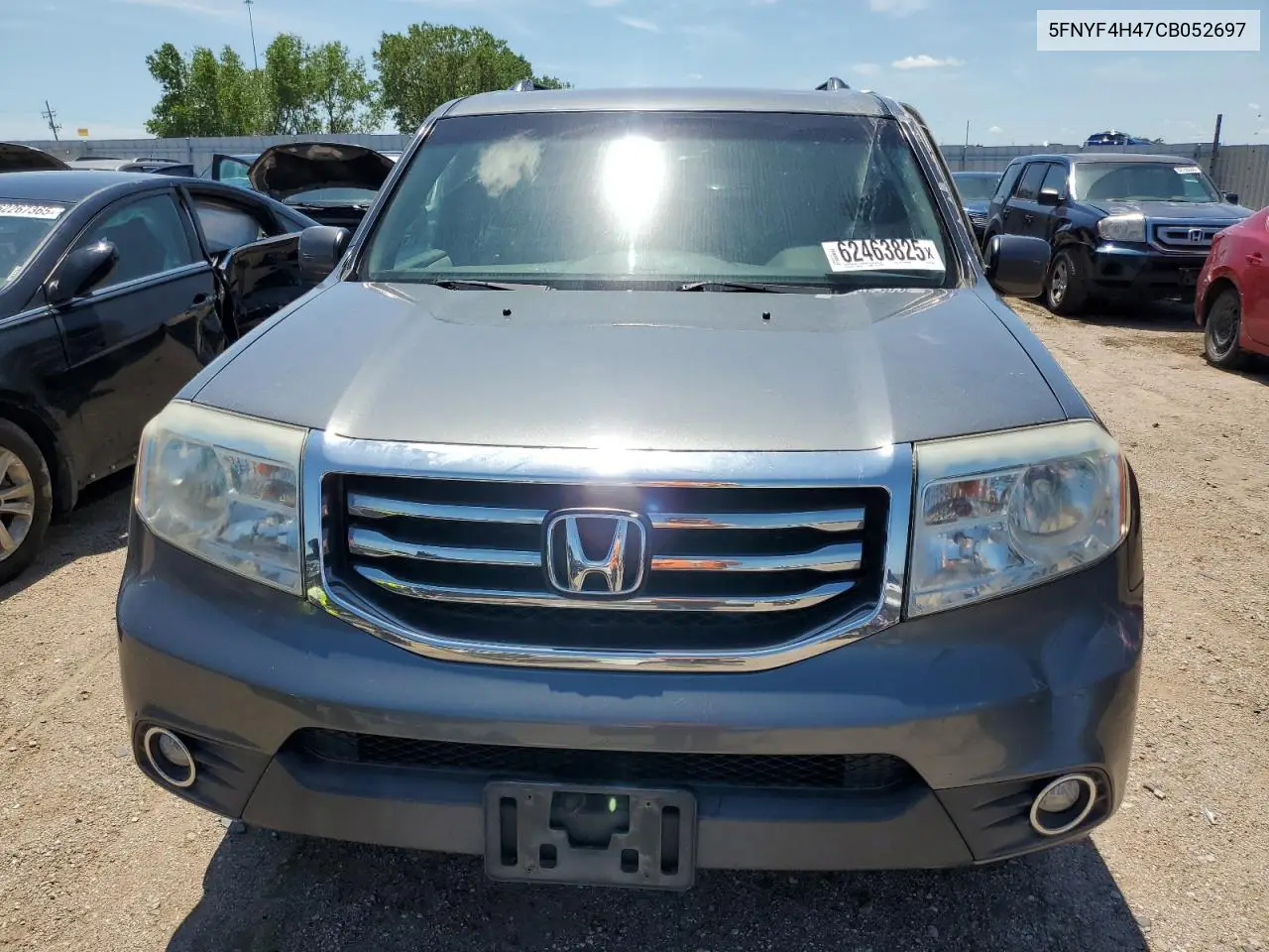 2012 Honda Pilot Ex VIN: 5FNYF4H47CB052697 Lot: 62463825