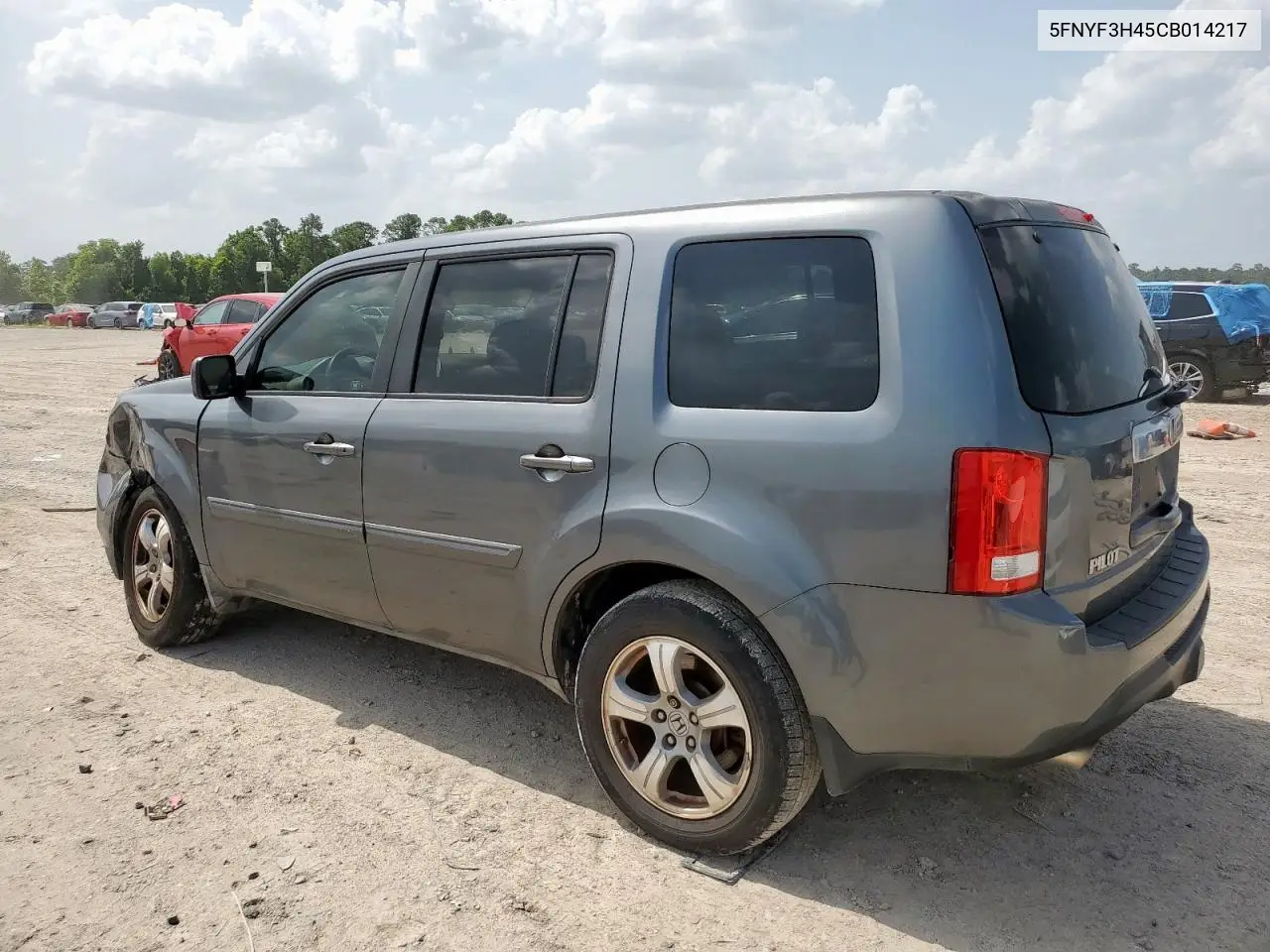 2012 Honda Pilot Ex VIN: 5FNYF3H45CB014217 Lot: 63311585