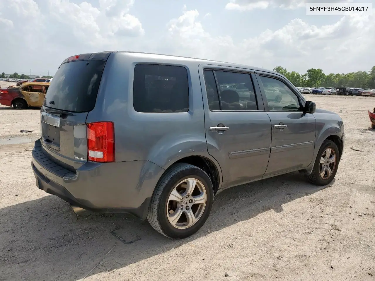 2012 Honda Pilot Ex VIN: 5FNYF3H45CB014217 Lot: 63311585