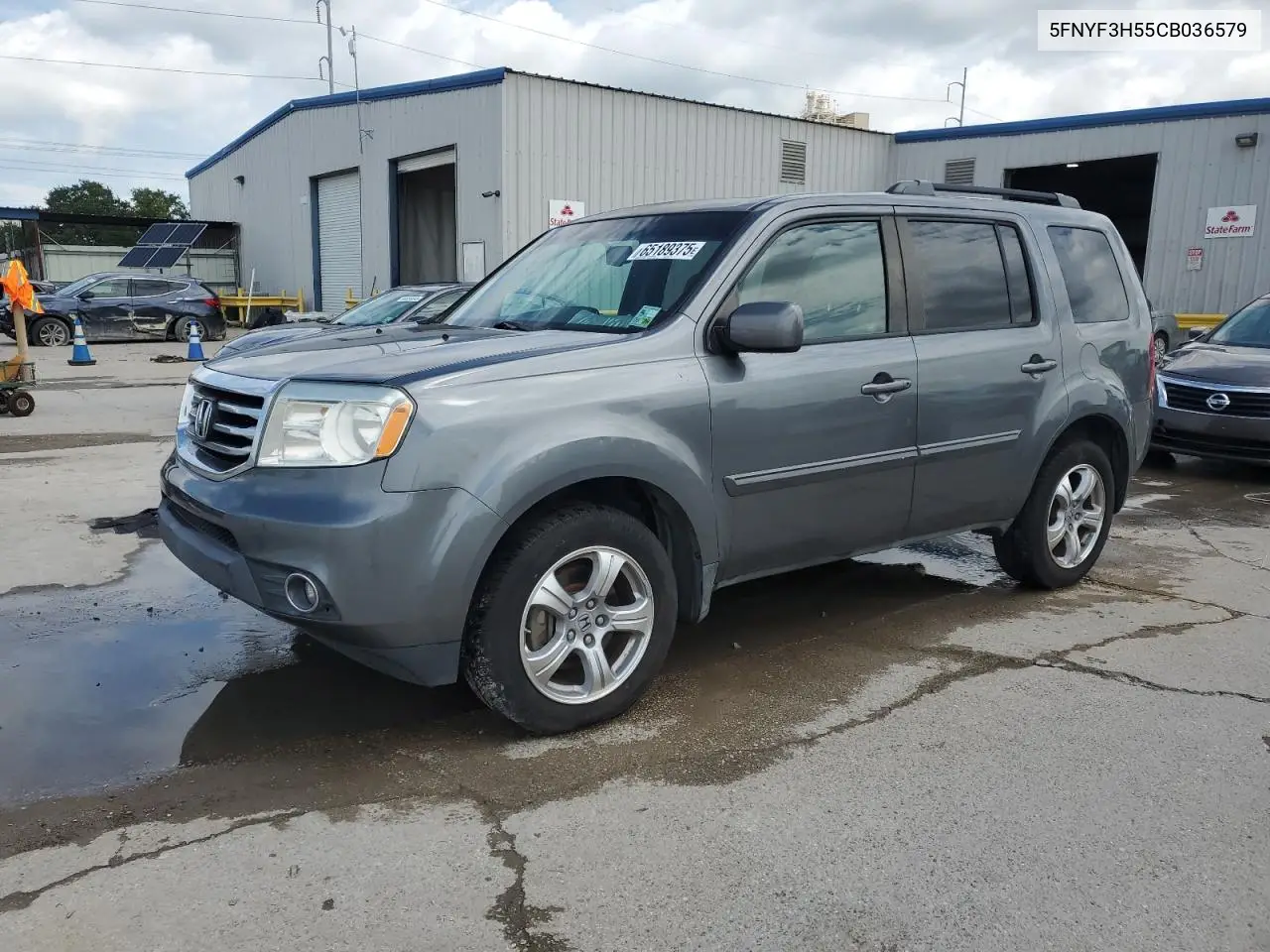 2012 Honda Pilot Exl VIN: 5FNYF3H55CB036579 Lot: 65189375