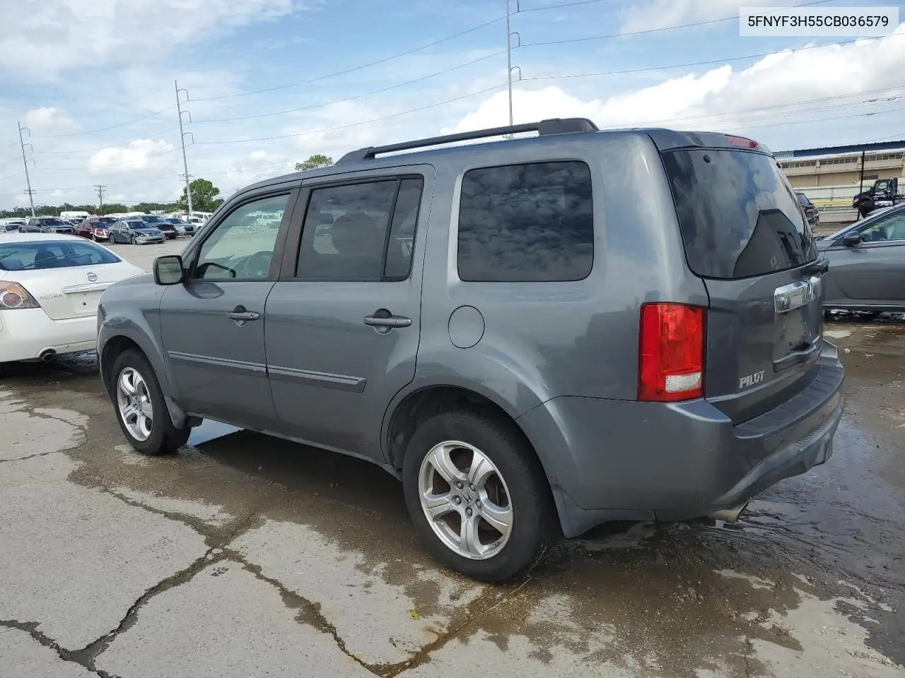 2012 Honda Pilot Exl VIN: 5FNYF3H55CB036579 Lot: 65189375
