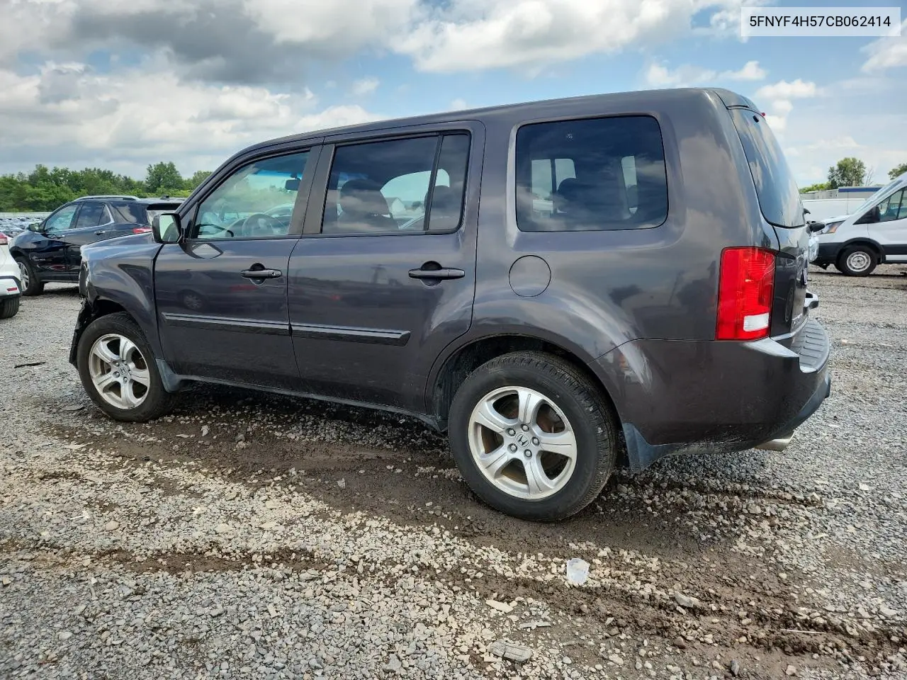 2012 Honda Pilot Exl VIN: 5FNYF4H57CB062414 Lot: 65241615