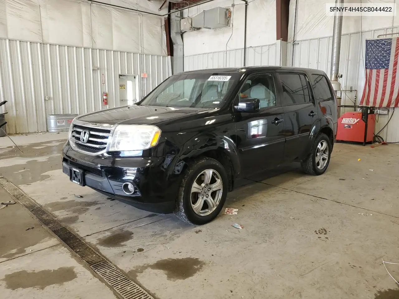 2012 Honda Pilot Ex VIN: 5FNYF4H45CB044422 Lot: 65318205